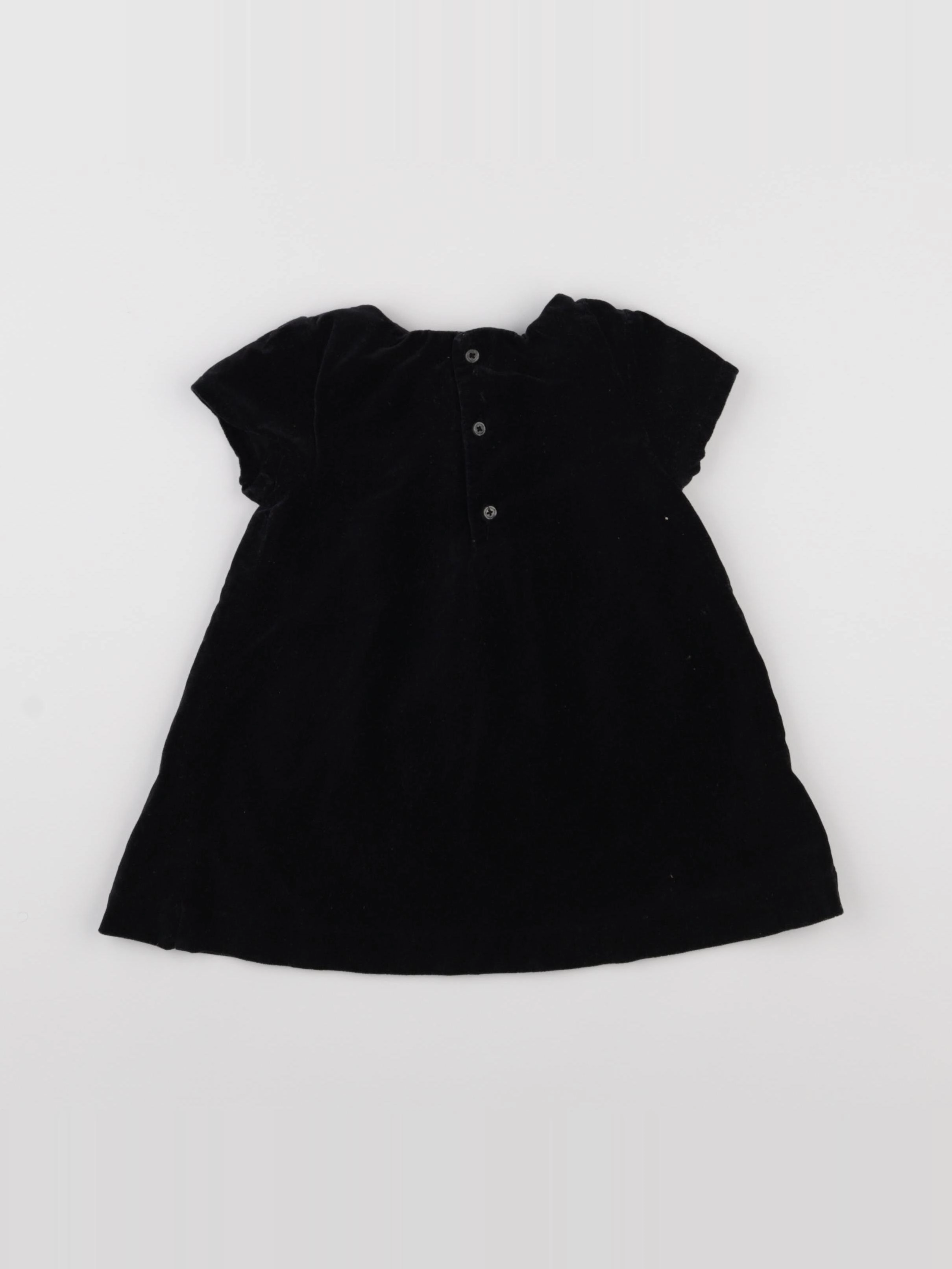 Boutchou - robe noir - 12 mois