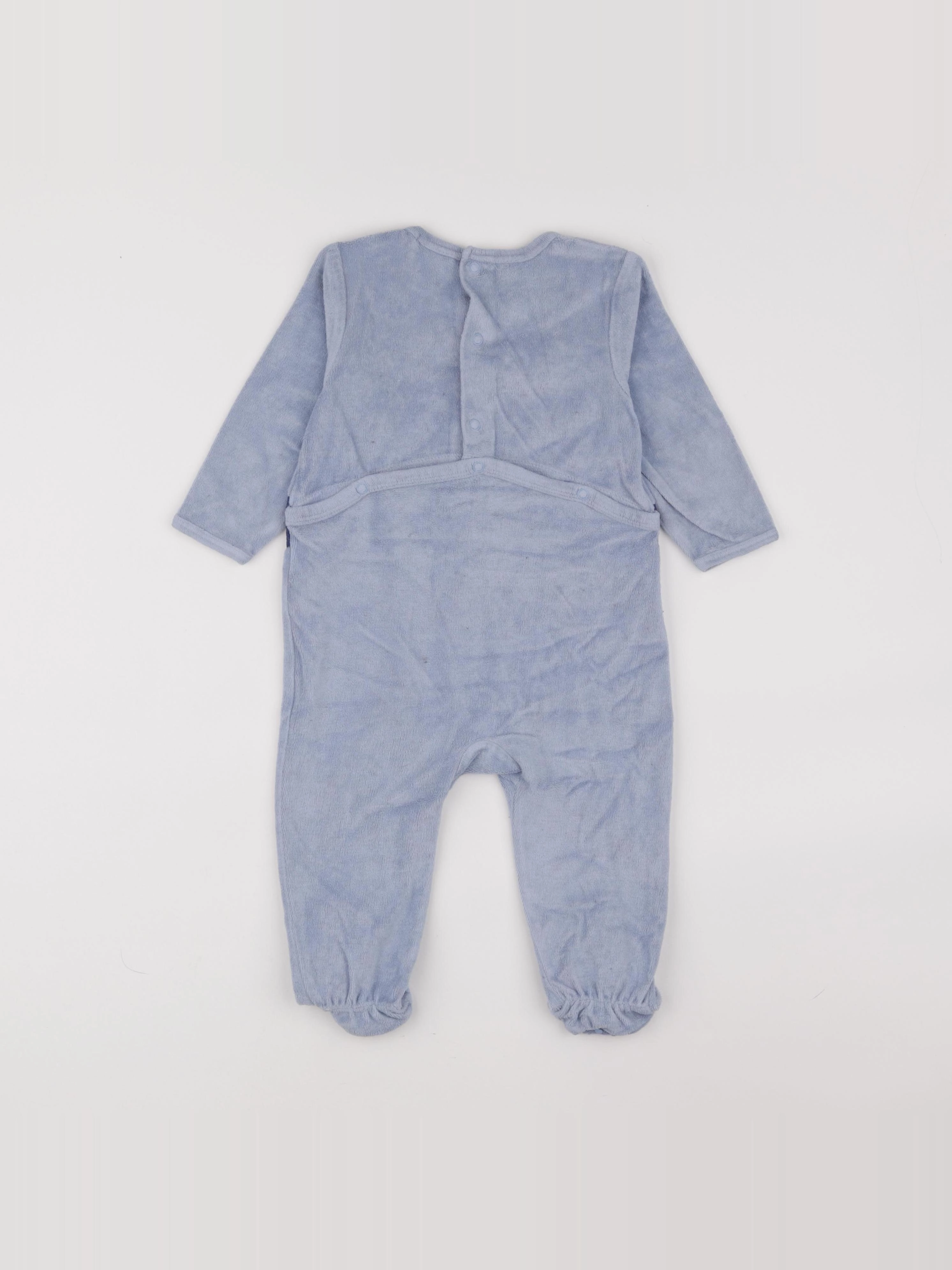 La Redoute - pyjama velours bleu - 18 mois