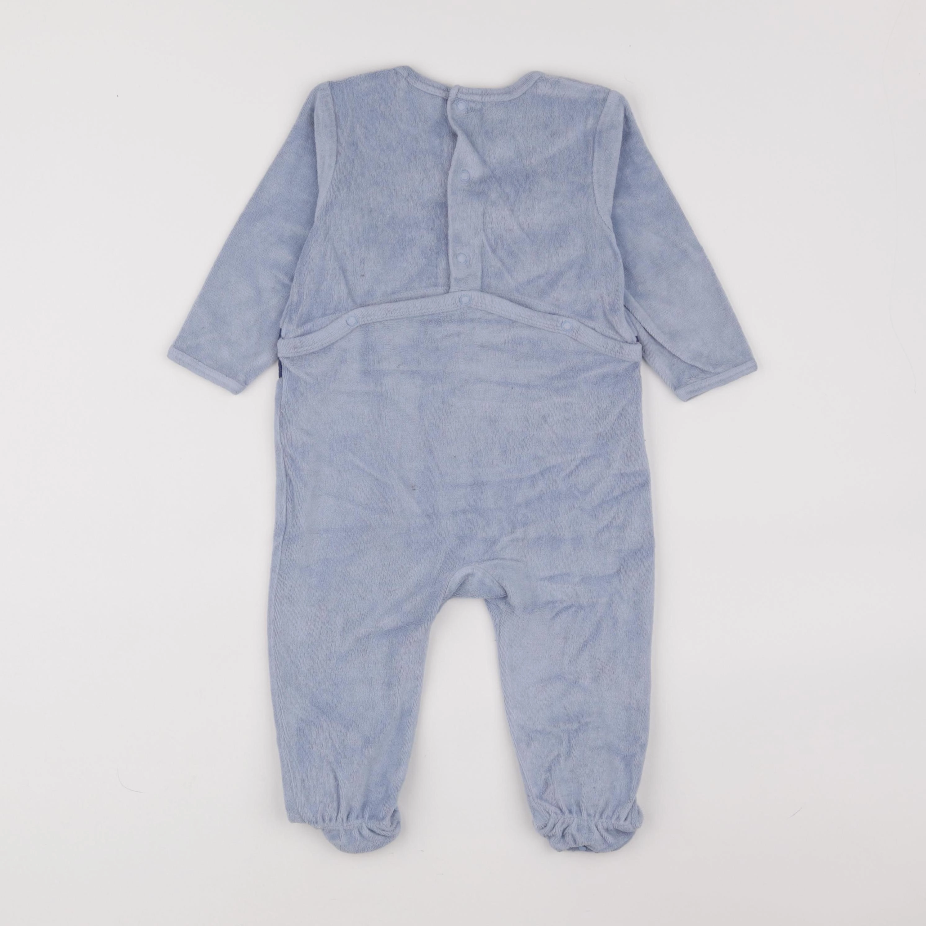 La Redoute - pyjama velours bleu - 18 mois
