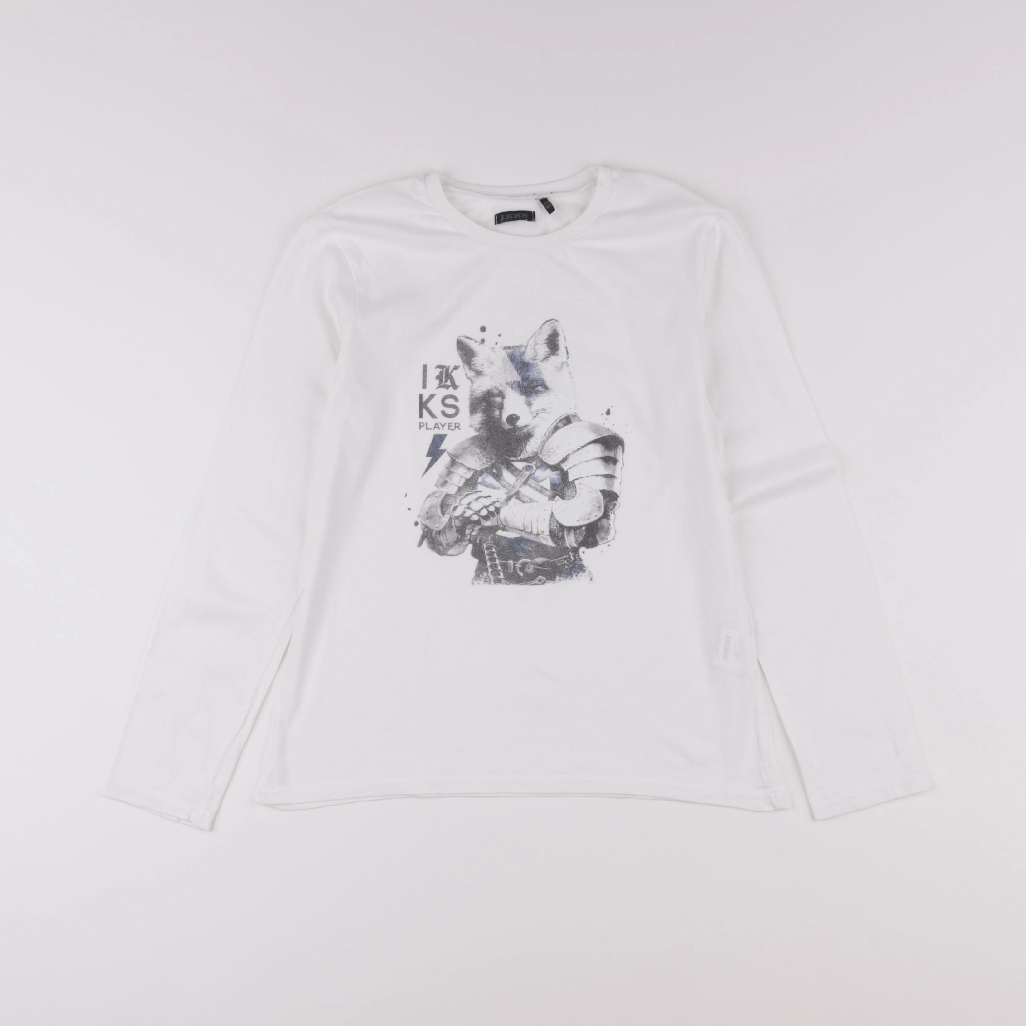 IKKS - tee-shirt blanc - 10 ans