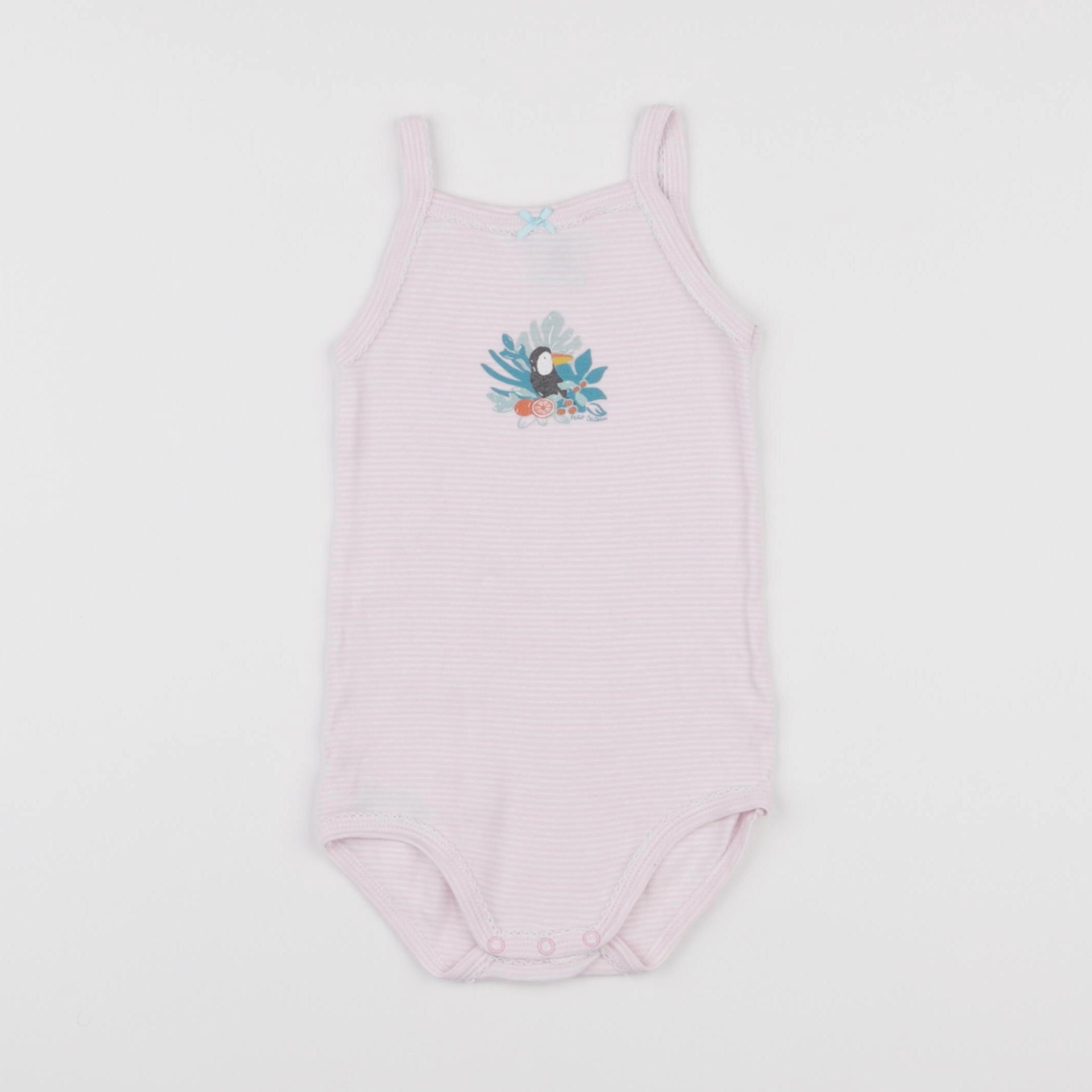 Petit Bateau - body rose - 18 mois