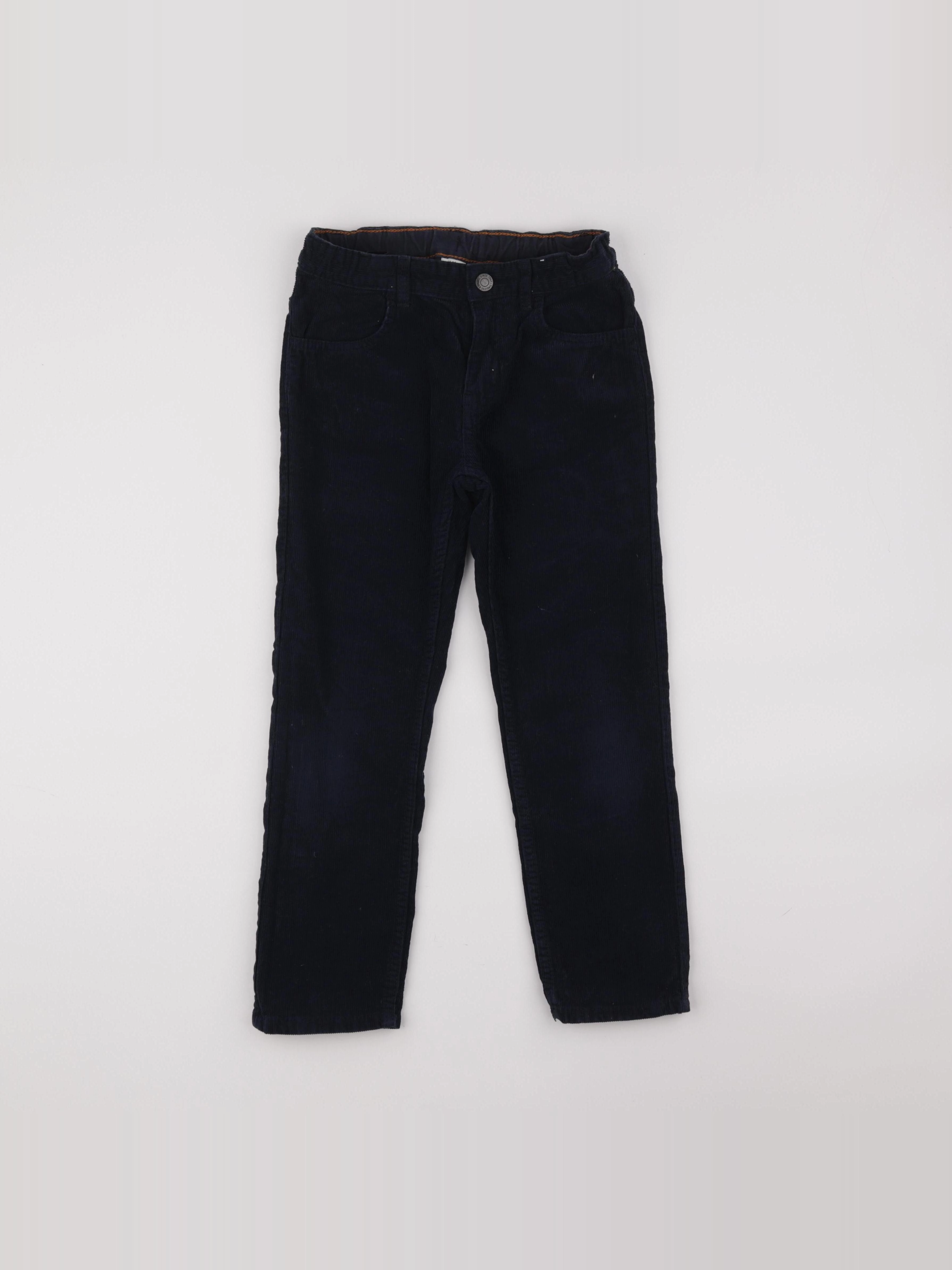 H&M - pantalon bleu - 8/9 ans
