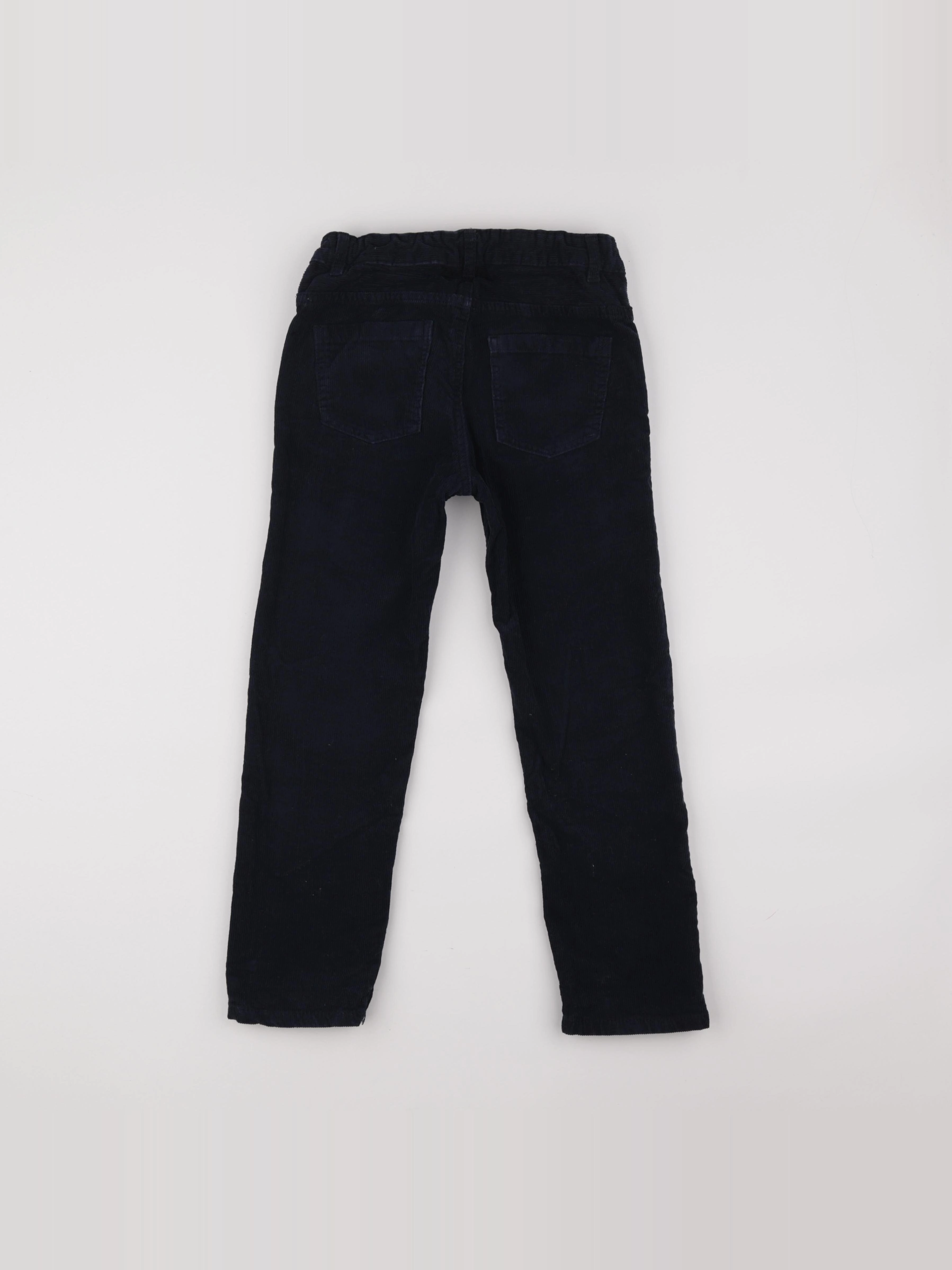 H&M - pantalon bleu - 8/9 ans