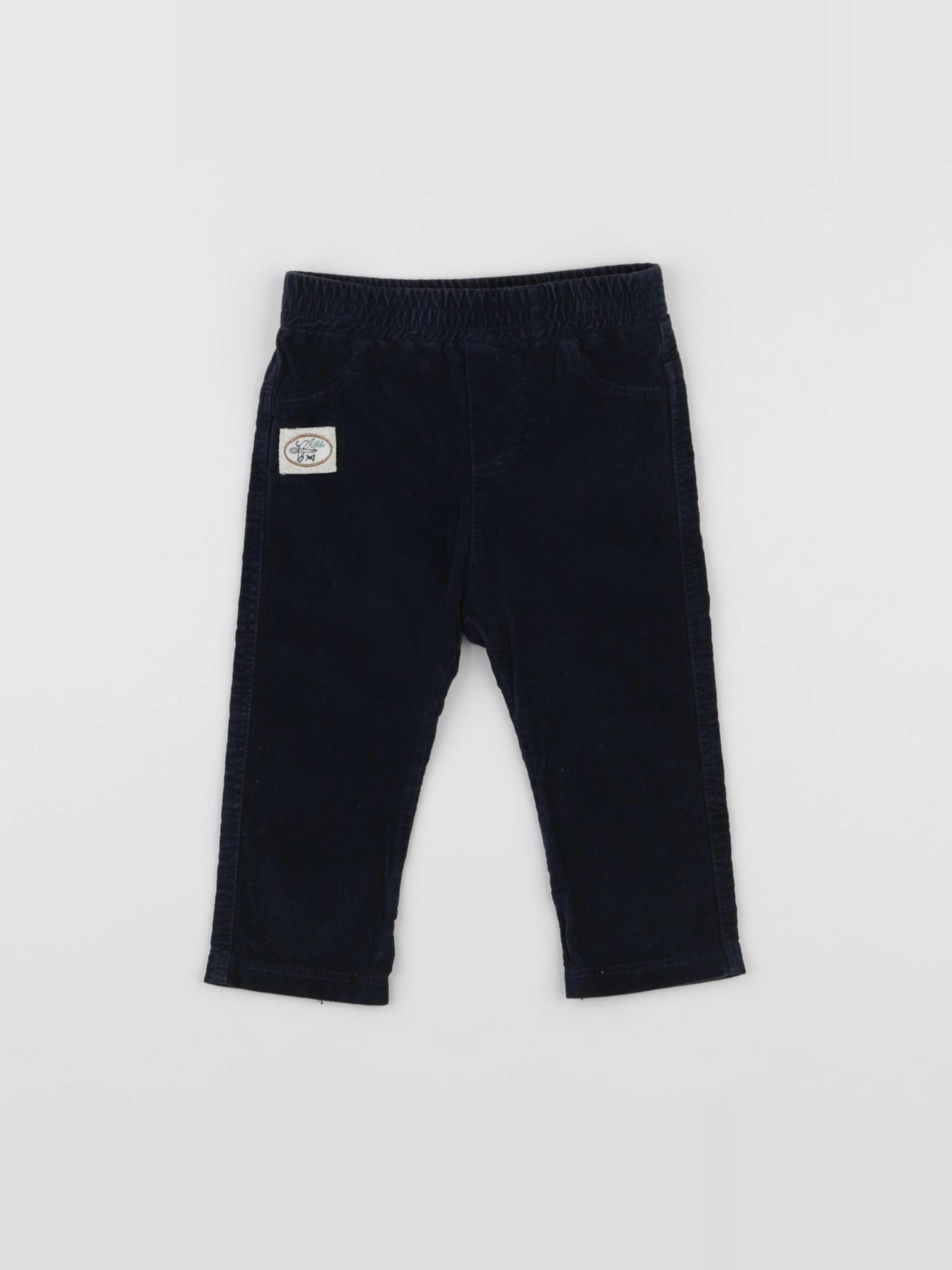 IKKS - pantalon bleu - 6 mois