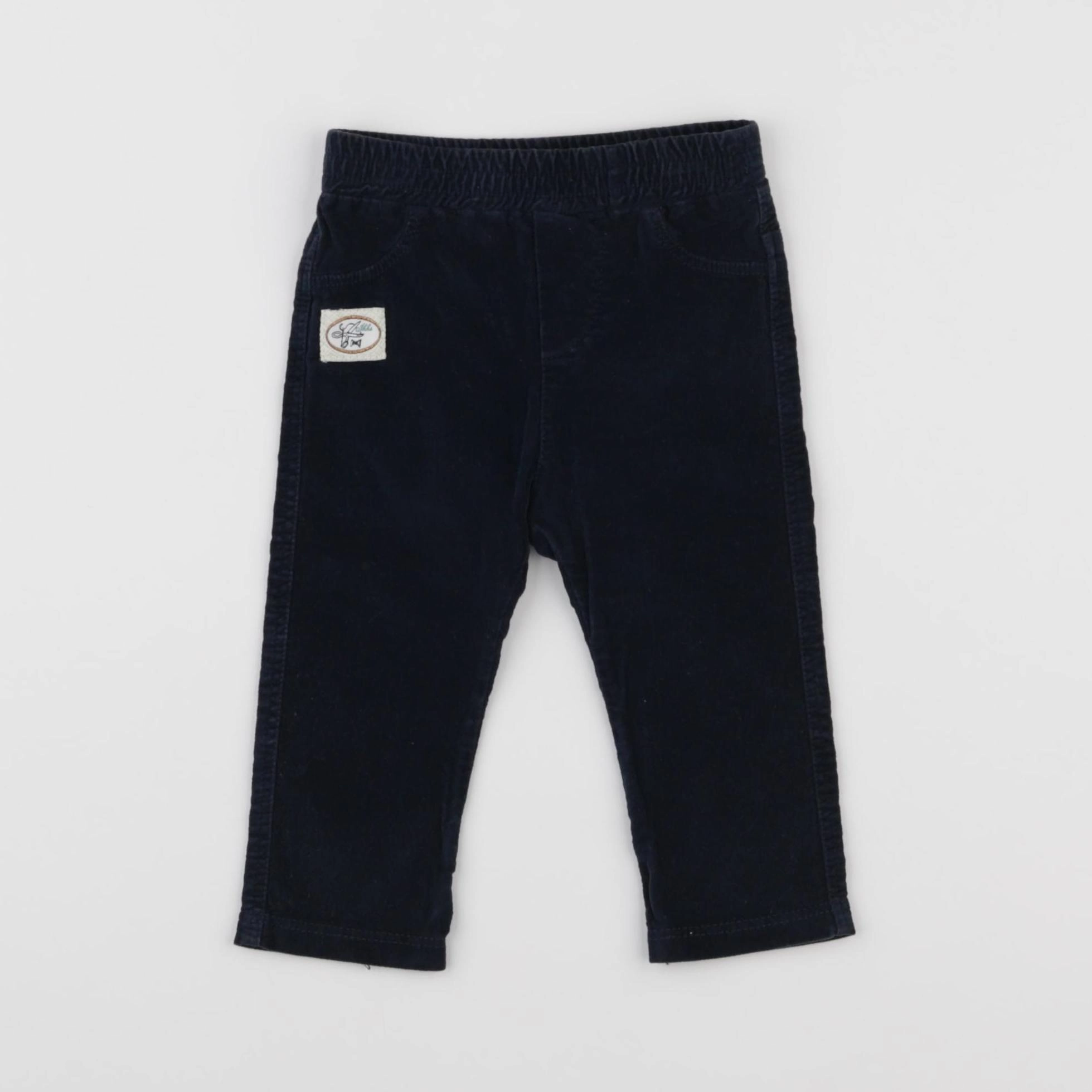 IKKS - pantalon bleu - 6 mois