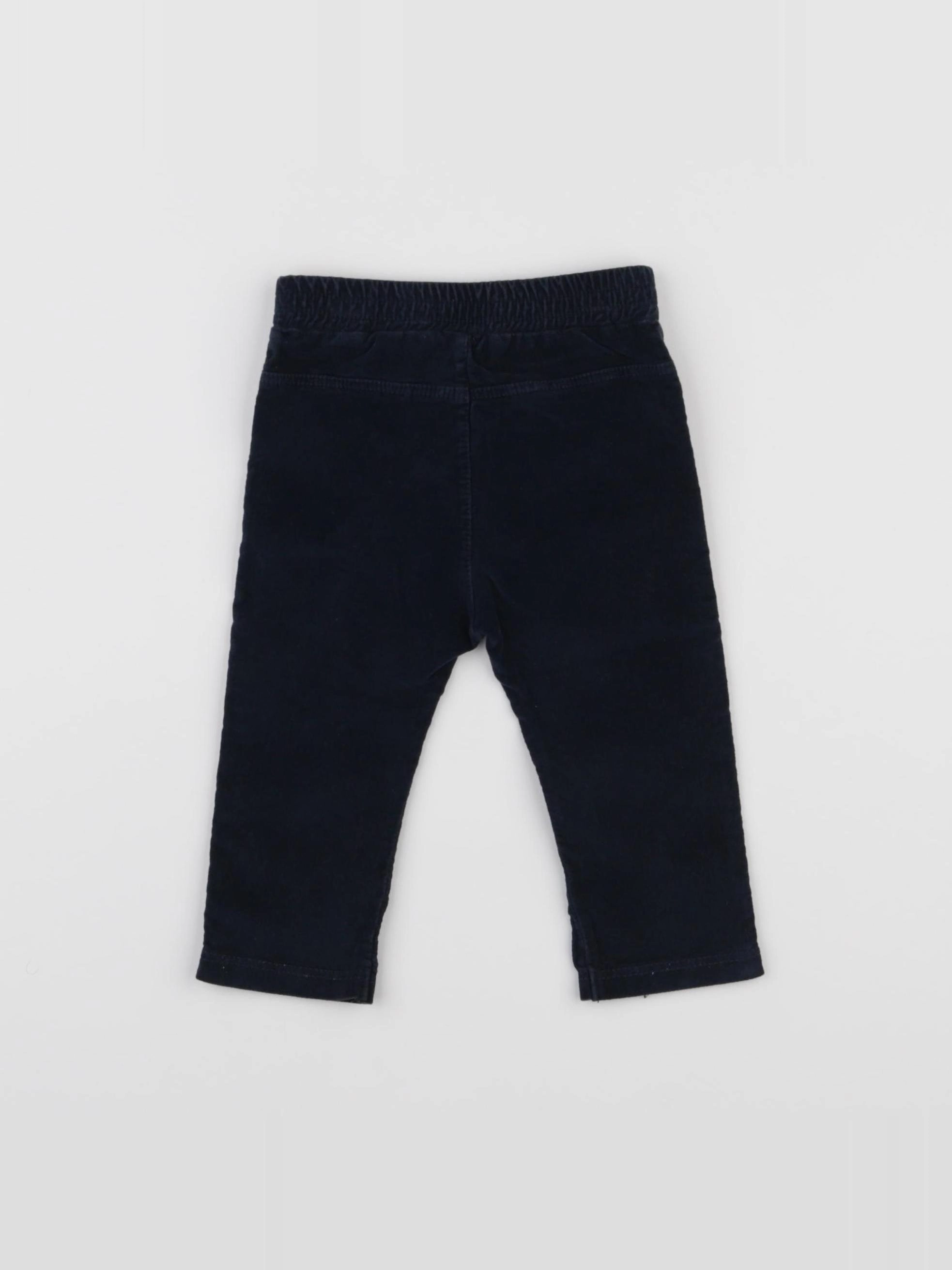 IKKS - pantalon bleu - 6 mois