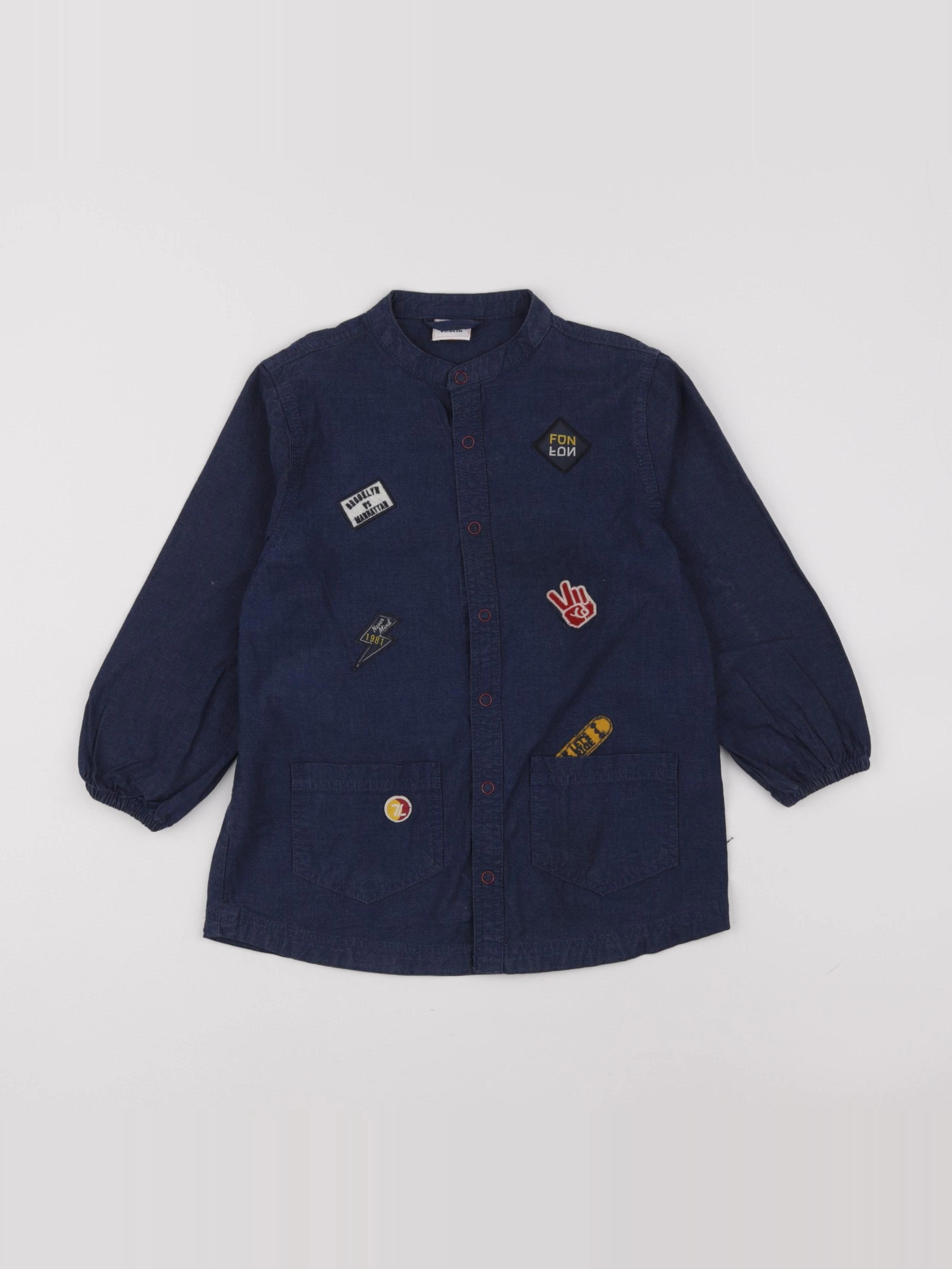 Tape à l'oeil - chemise bleu - 4 ans