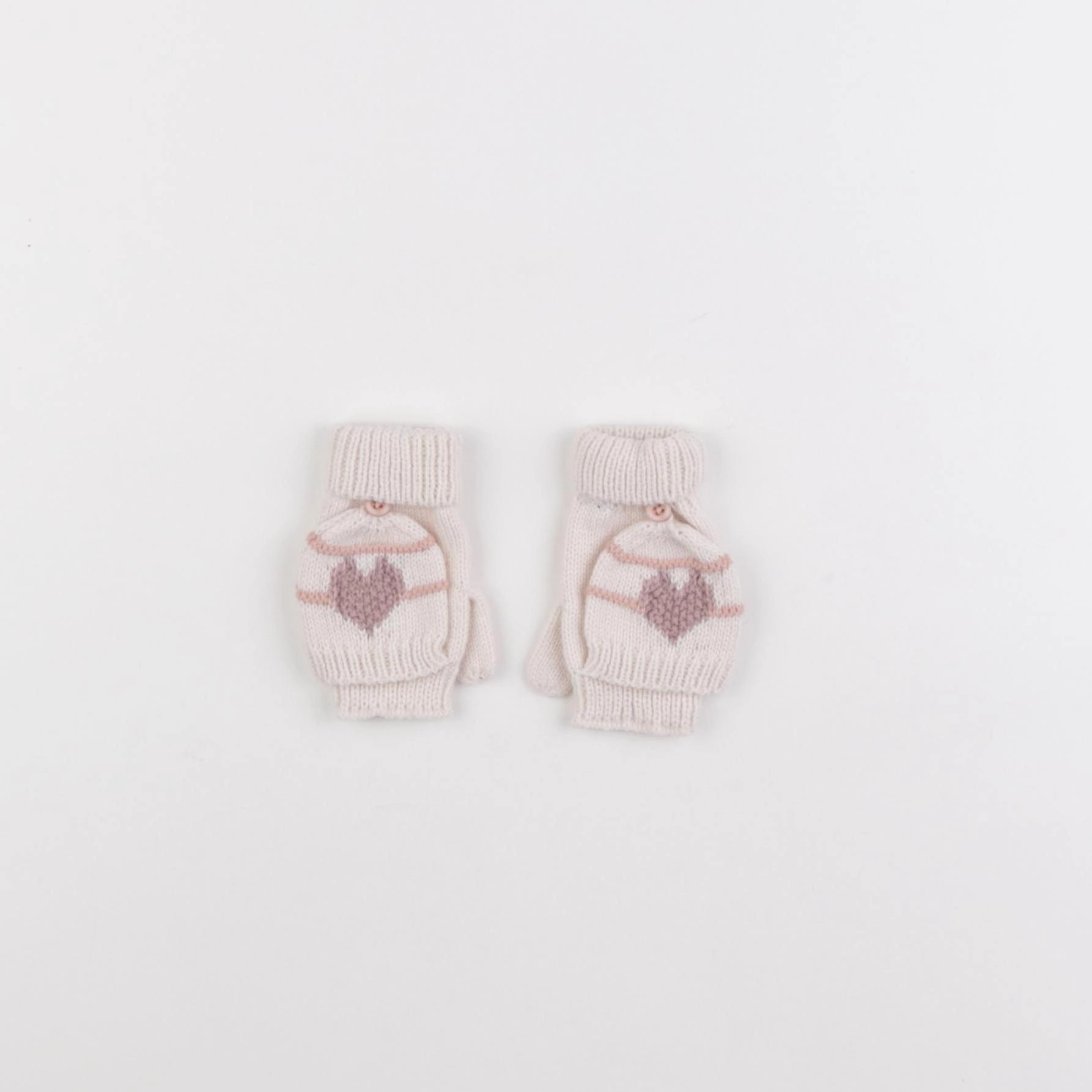 Vertbaudet - moufles beige - 2/3 ans
