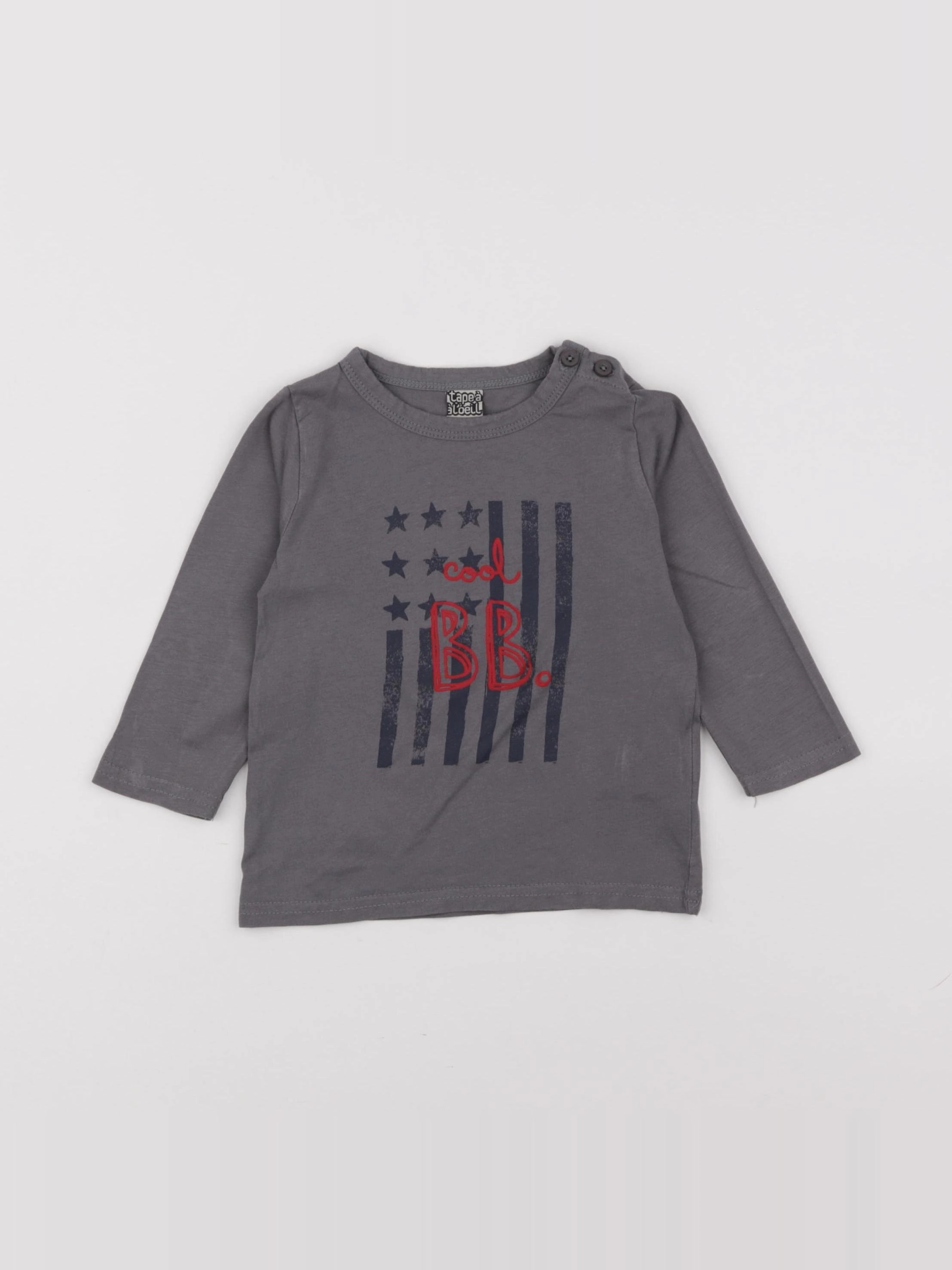 Tape à l'oeil - tee-shirt gris - 18 mois