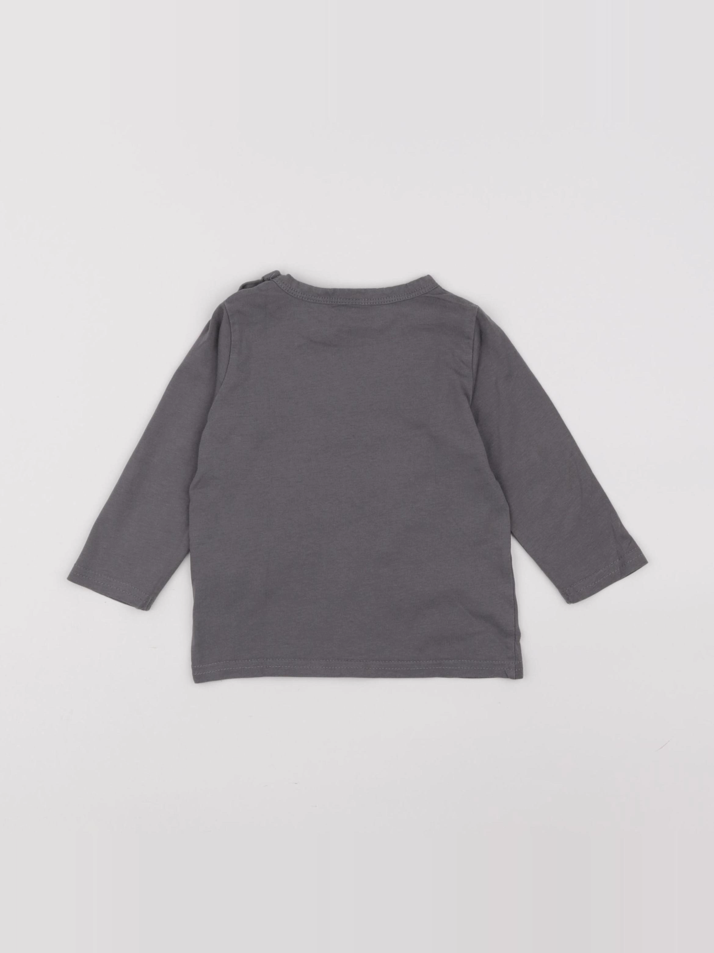 Tape à l'oeil - tee-shirt gris - 18 mois