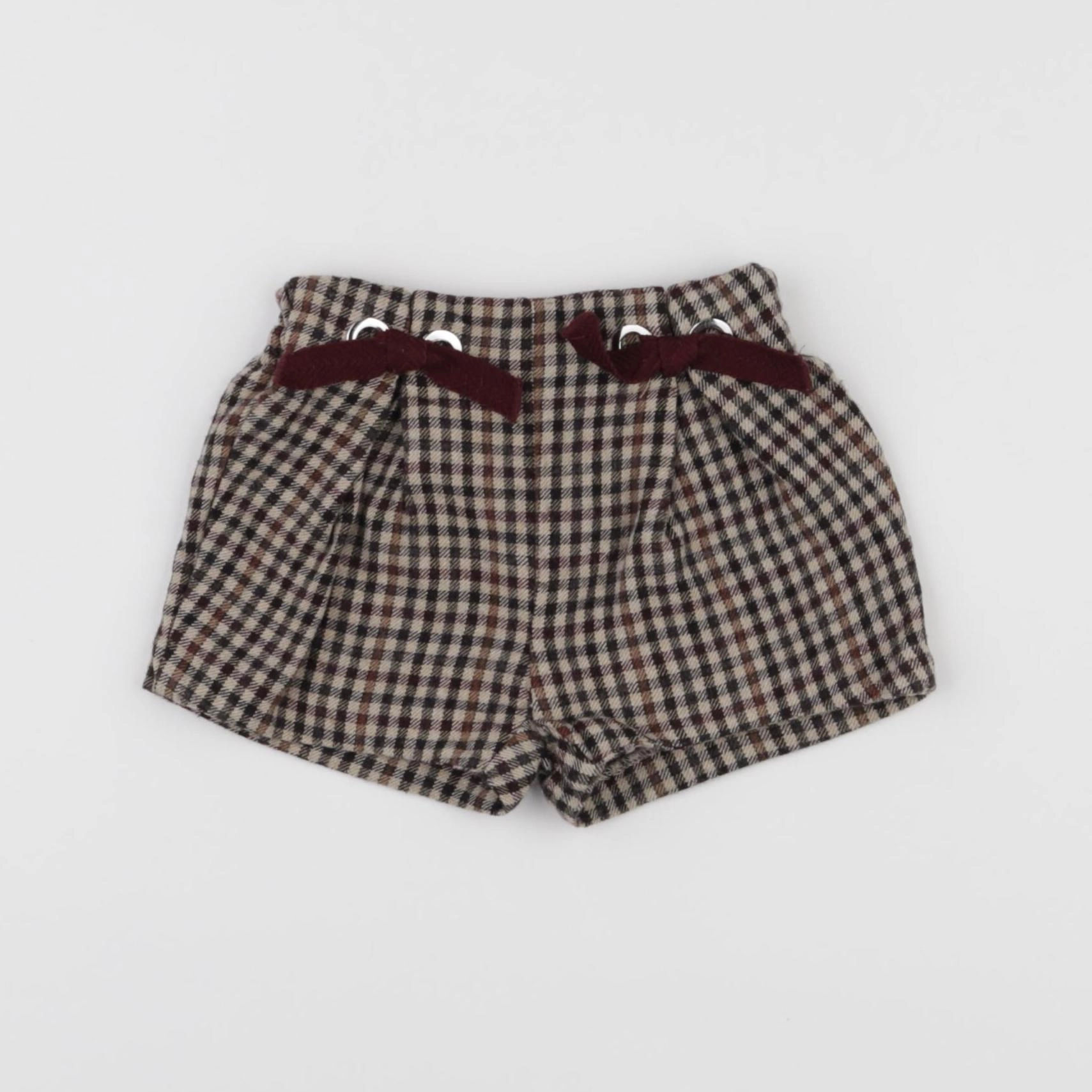 Zara - short marron - 12/18 mois