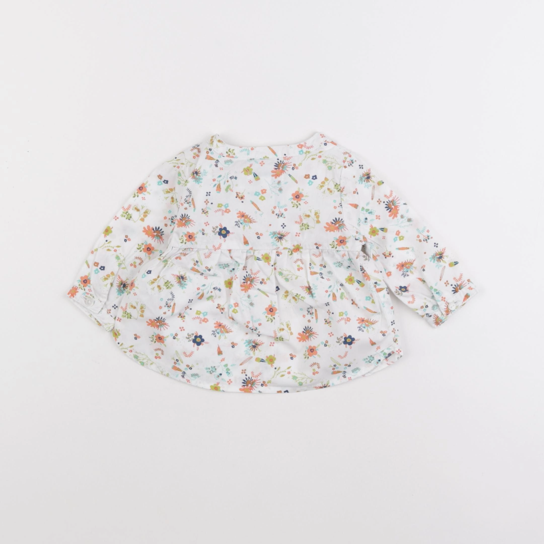 Vertbaudet - blouse blanc - 3 mois