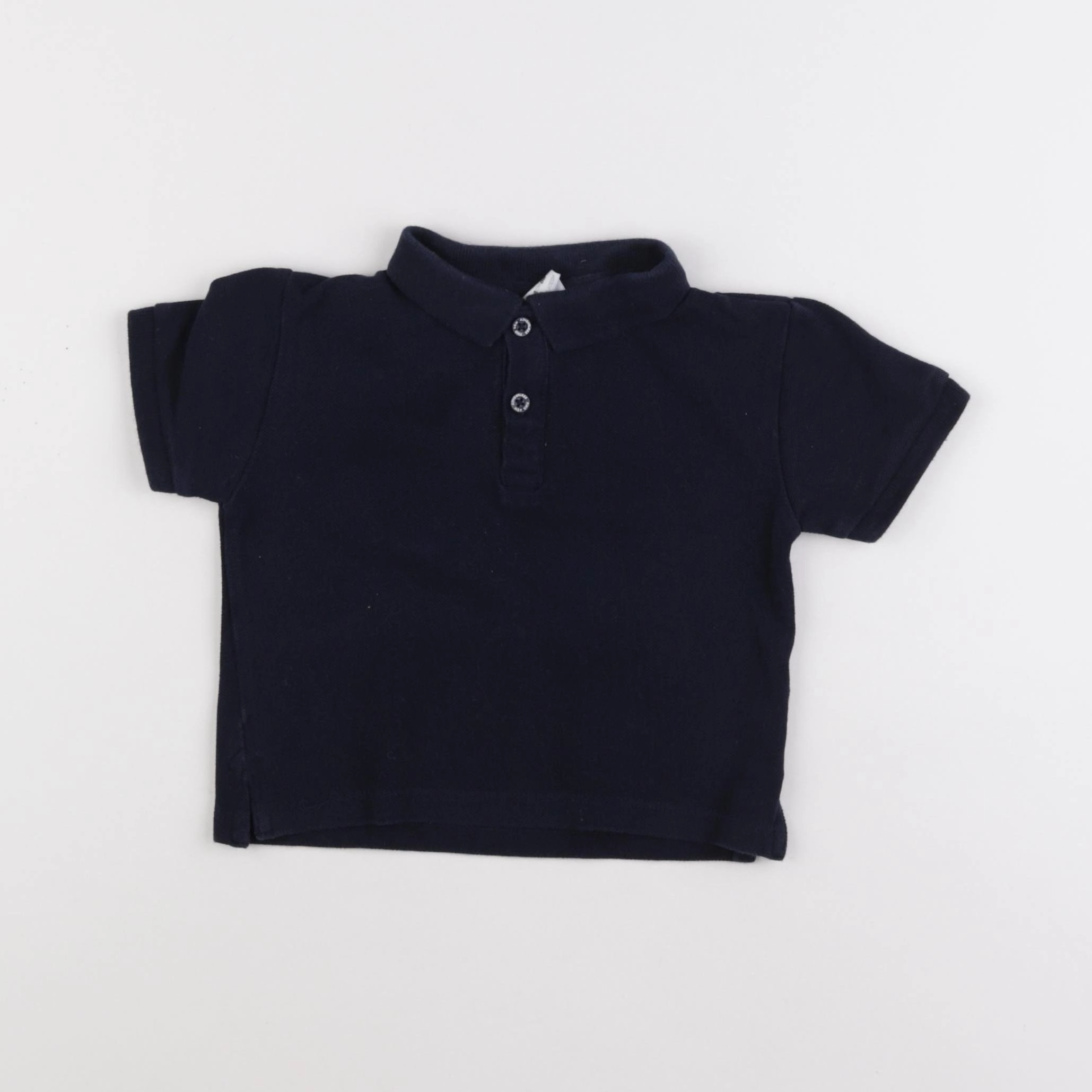 Zara - polo bleu - 12/18 mois