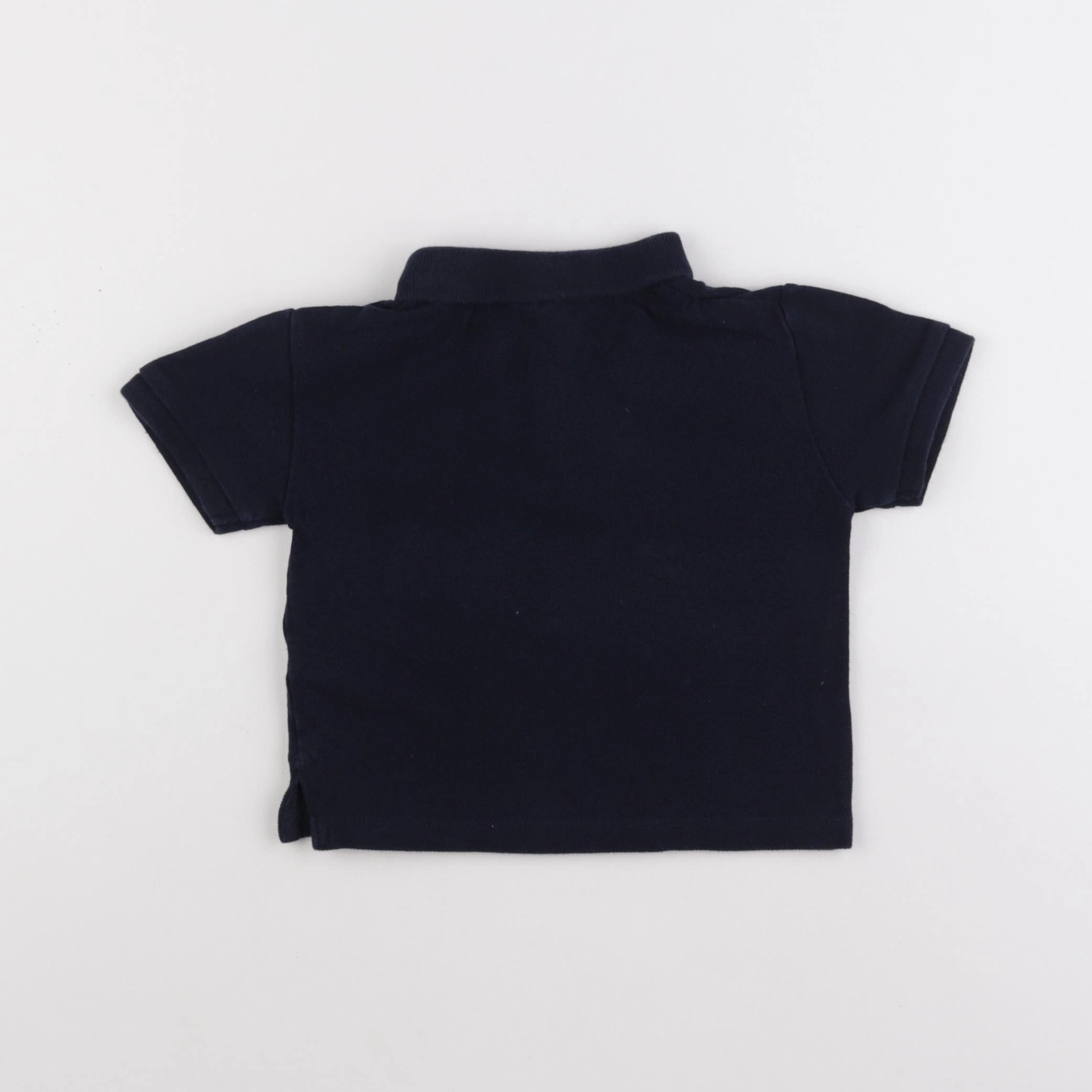 Zara - polo bleu - 12/18 mois