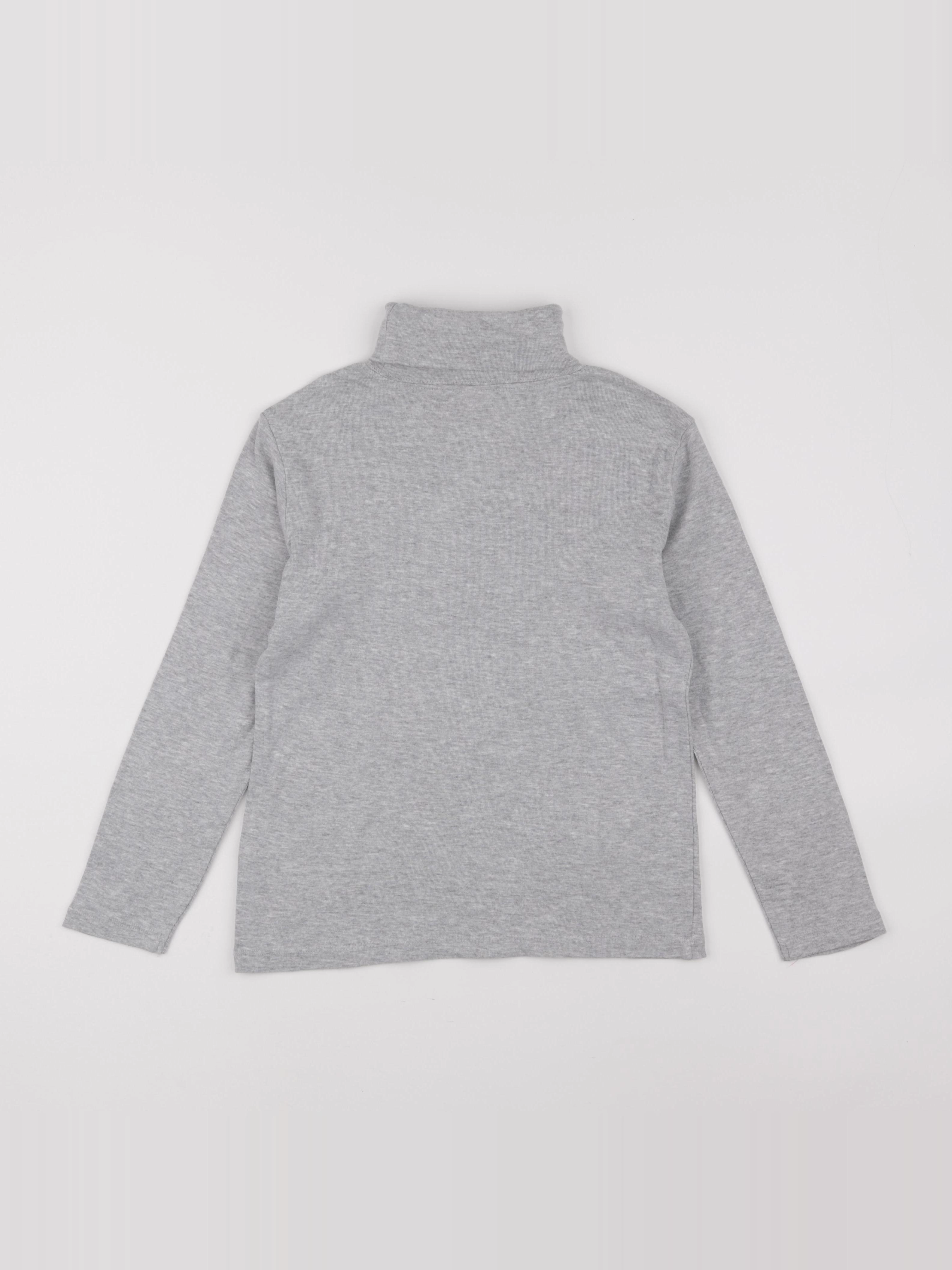 Vertbaudet - sous-pull gris - 10 ans