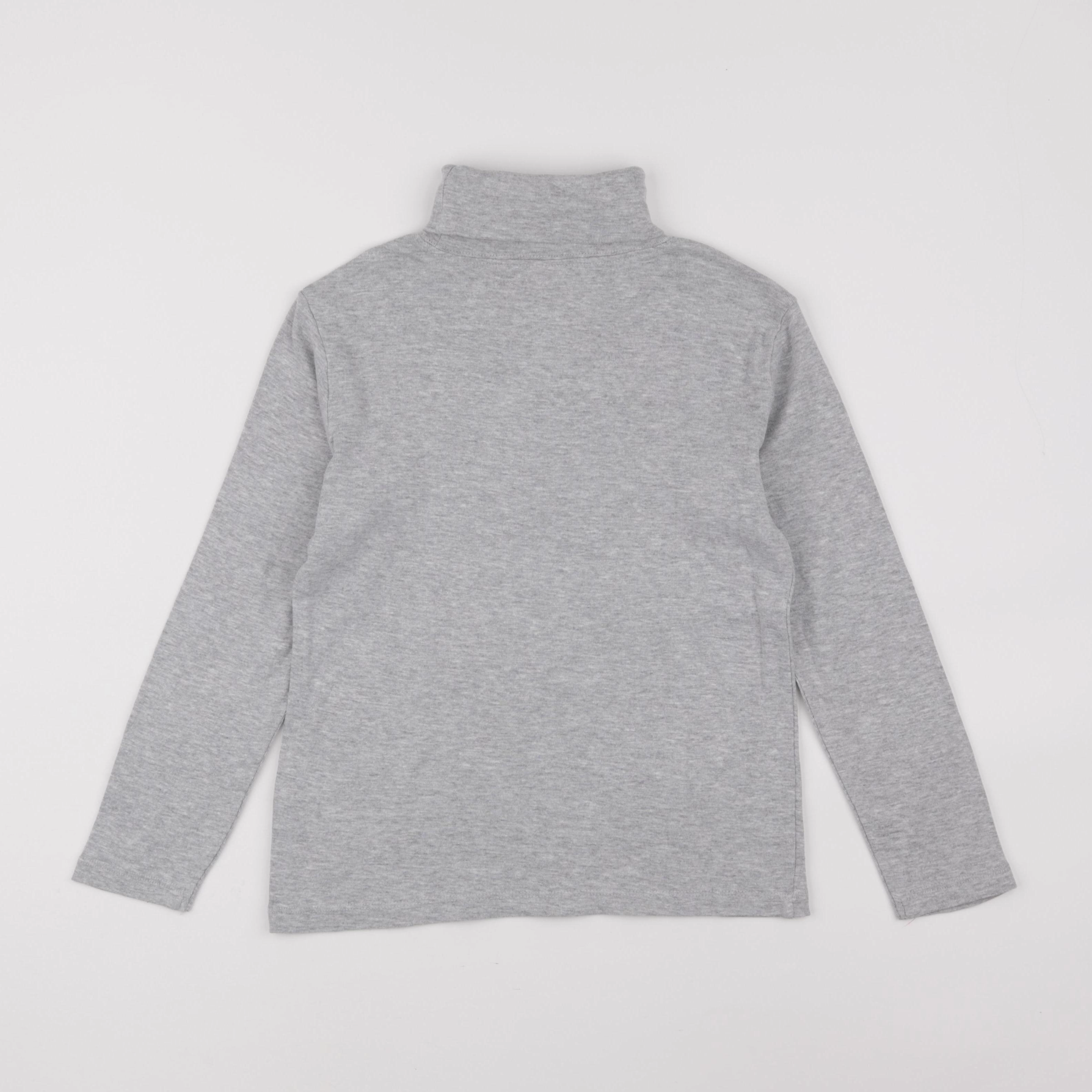 Vertbaudet - sous-pull gris - 10 ans