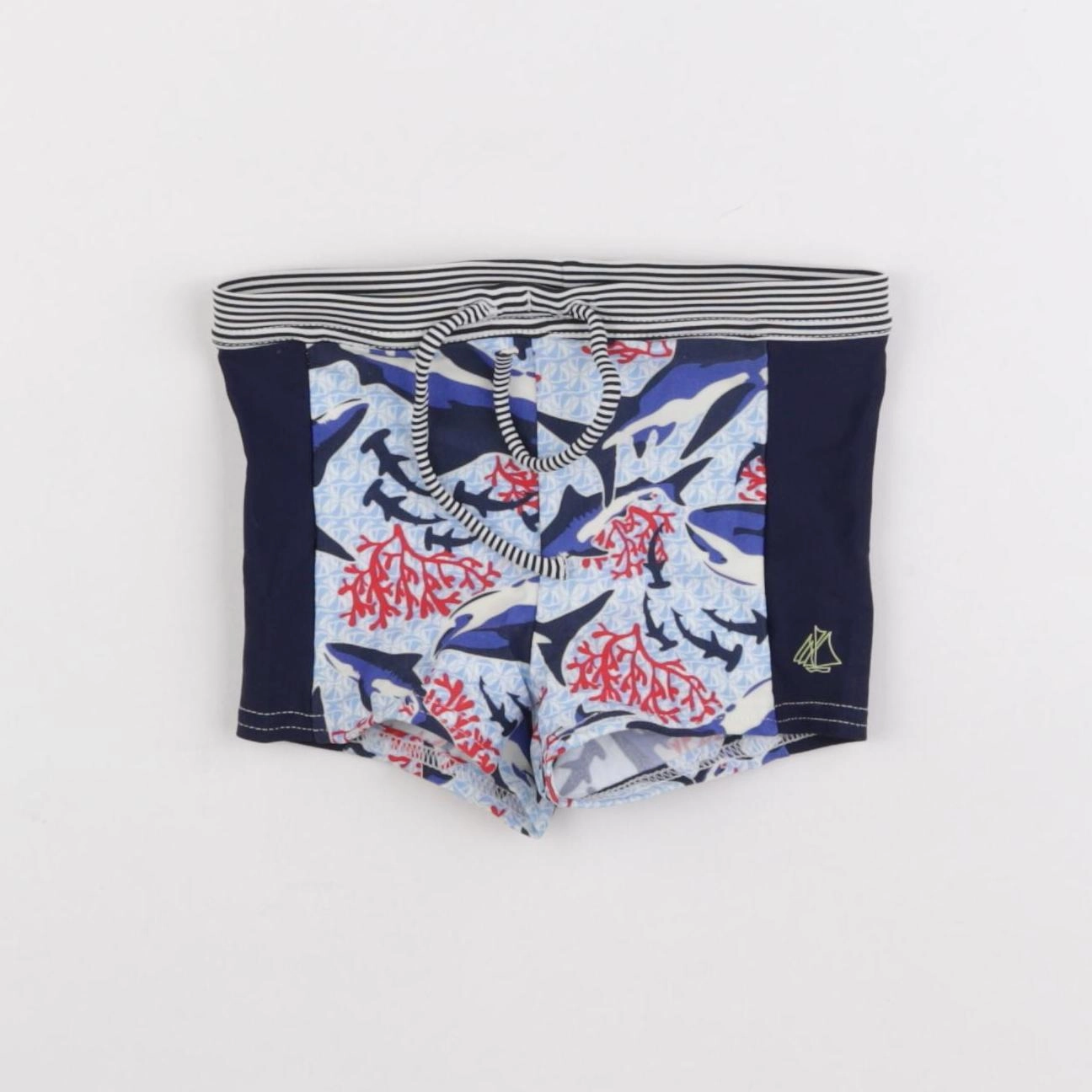 Petit Bateau - maillot de bain bleu - 18 mois