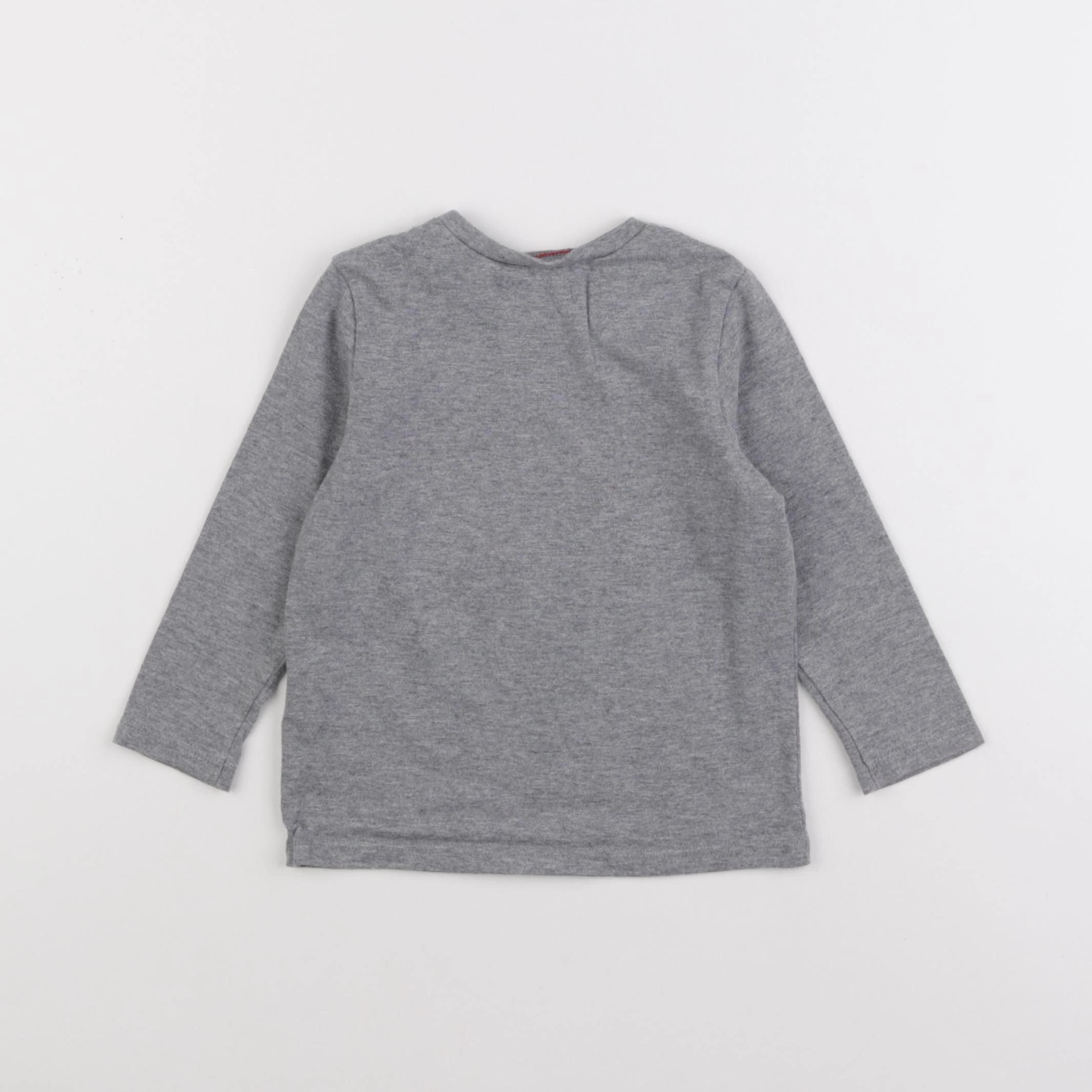 IKKS - tee-shirt gris - 18 mois