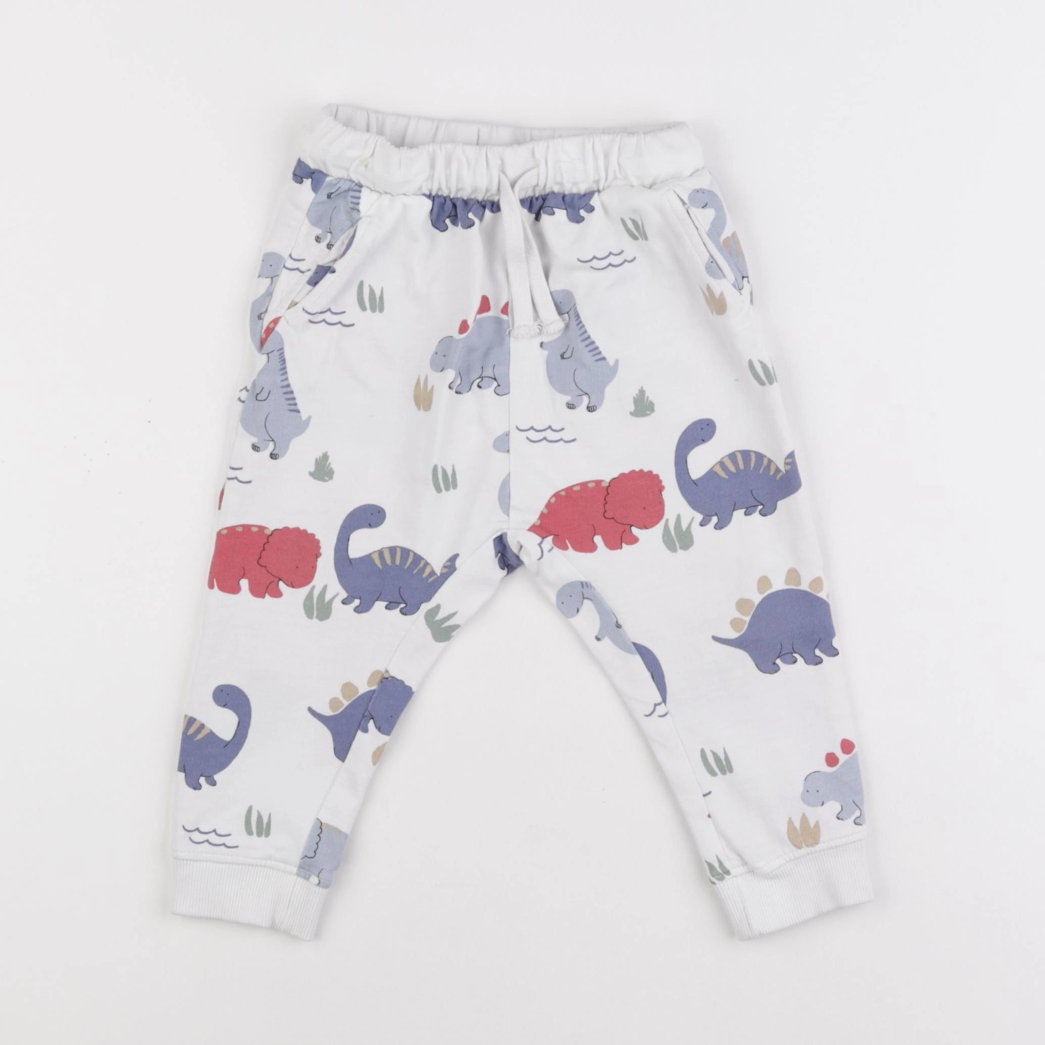 H&M - jogging blanc - 18 mois