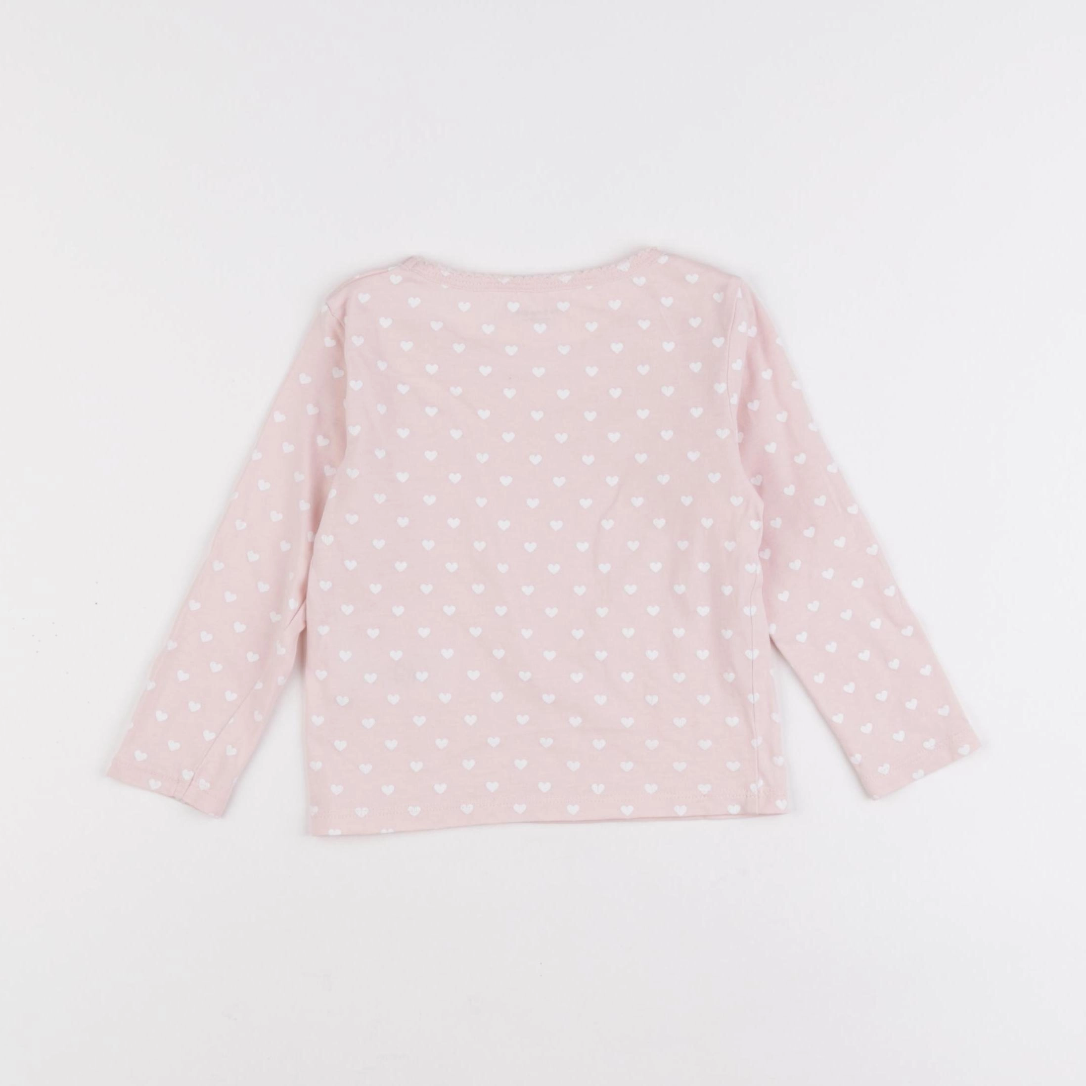 Vertbaudet - maillot de corps rose - 2 ans