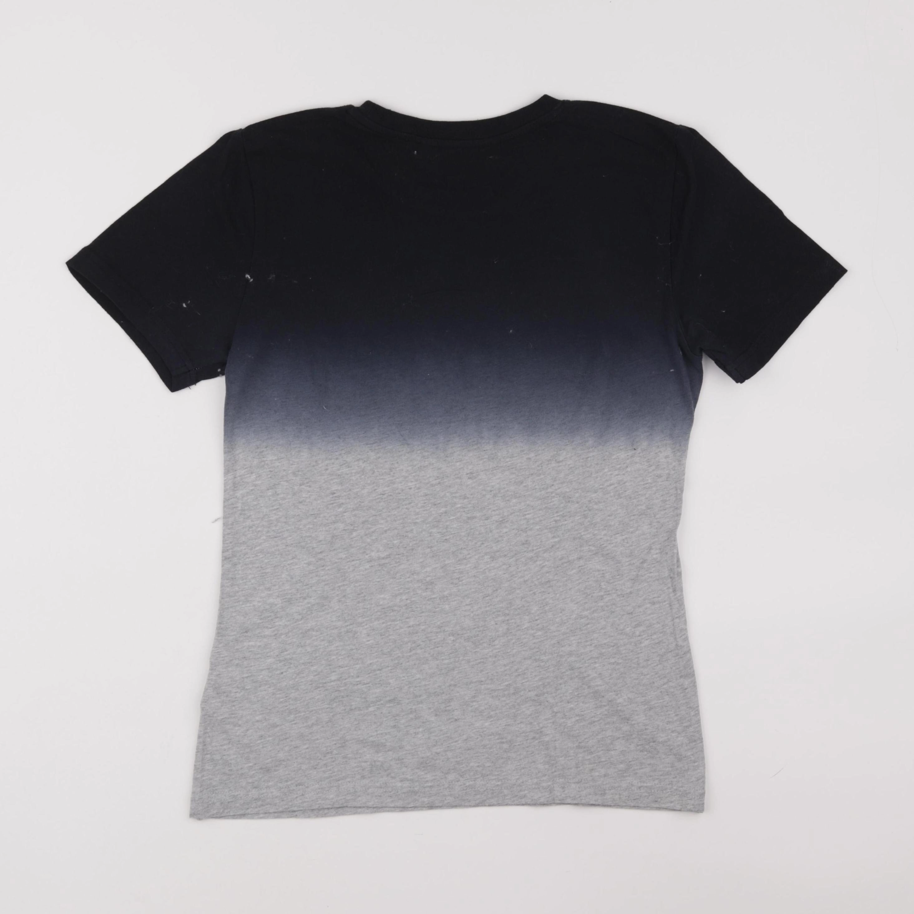 H&M - tee-shirt bleu, gris - 8/10 ans