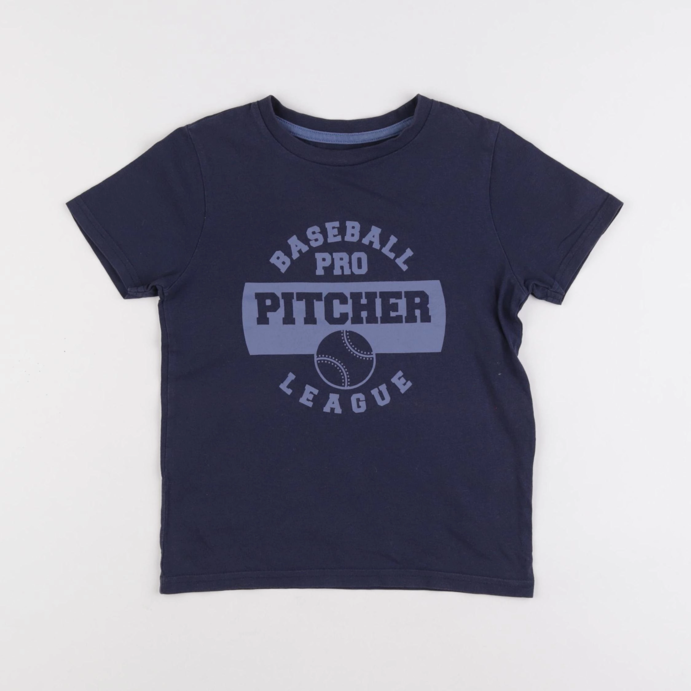 Vertbaudet - tee-shirt bleu - 6 ans