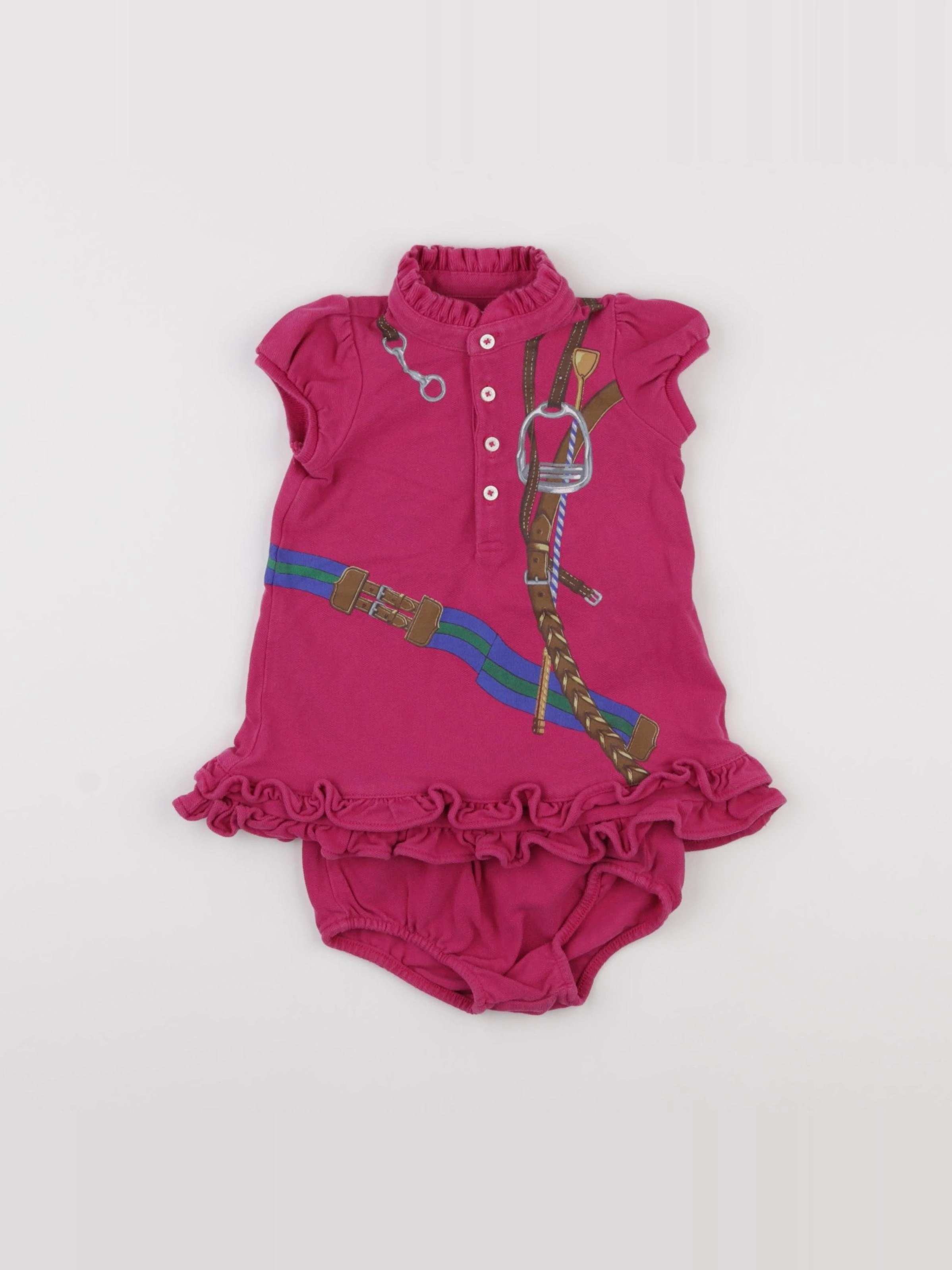 Ralph Lauren - robe rose - 9 mois
