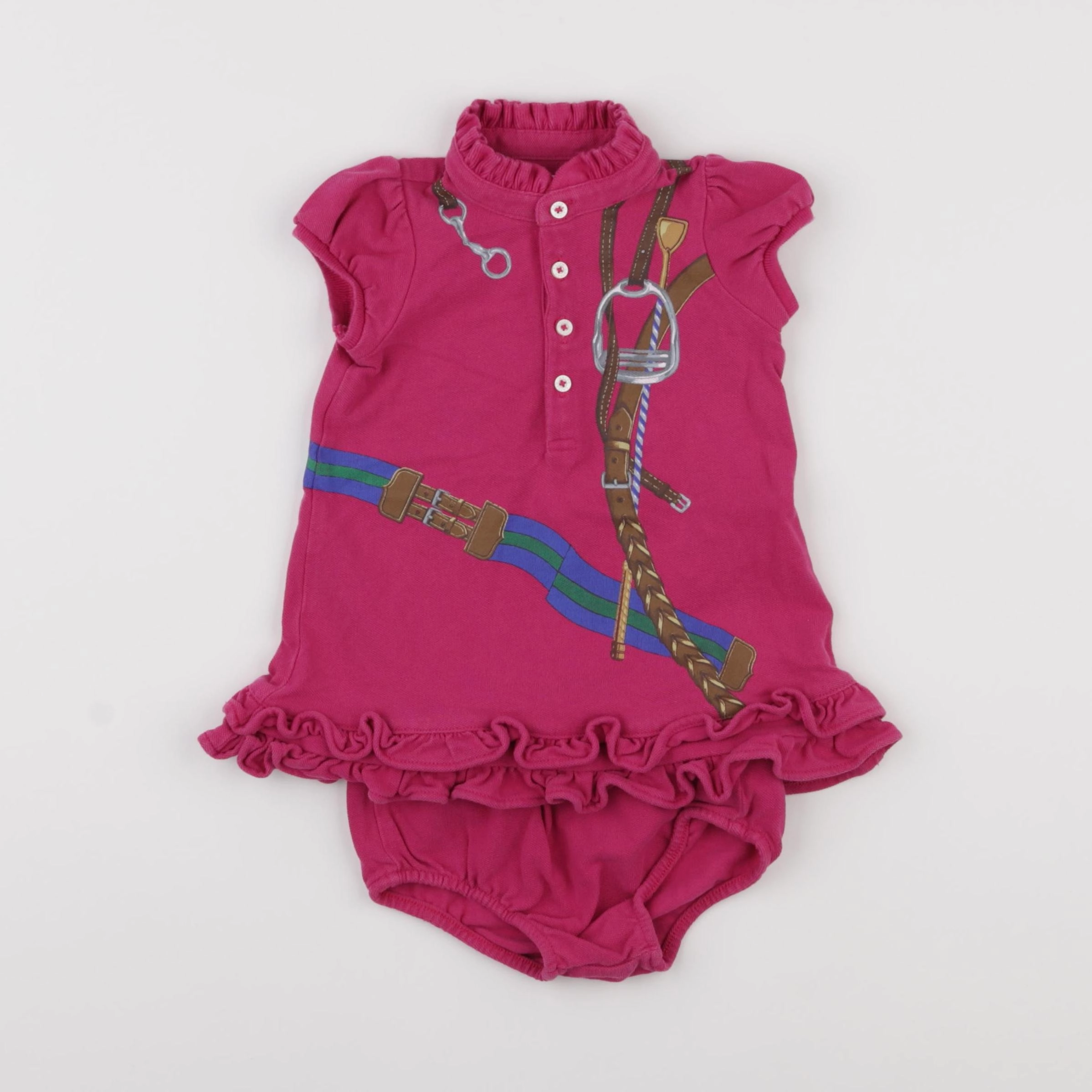 Ralph Lauren - robe rose - 9 mois