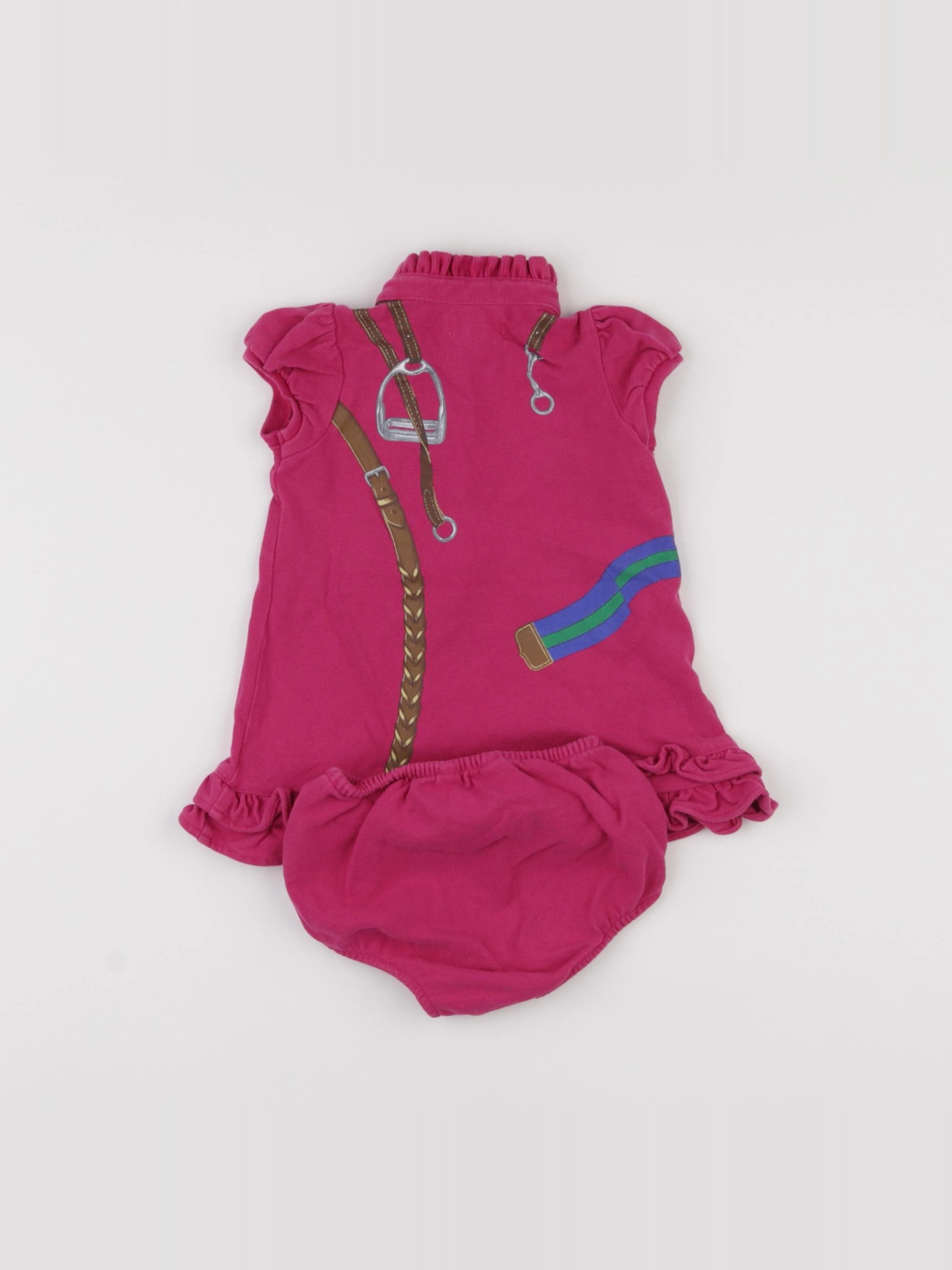 Ralph Lauren - robe rose - 9 mois