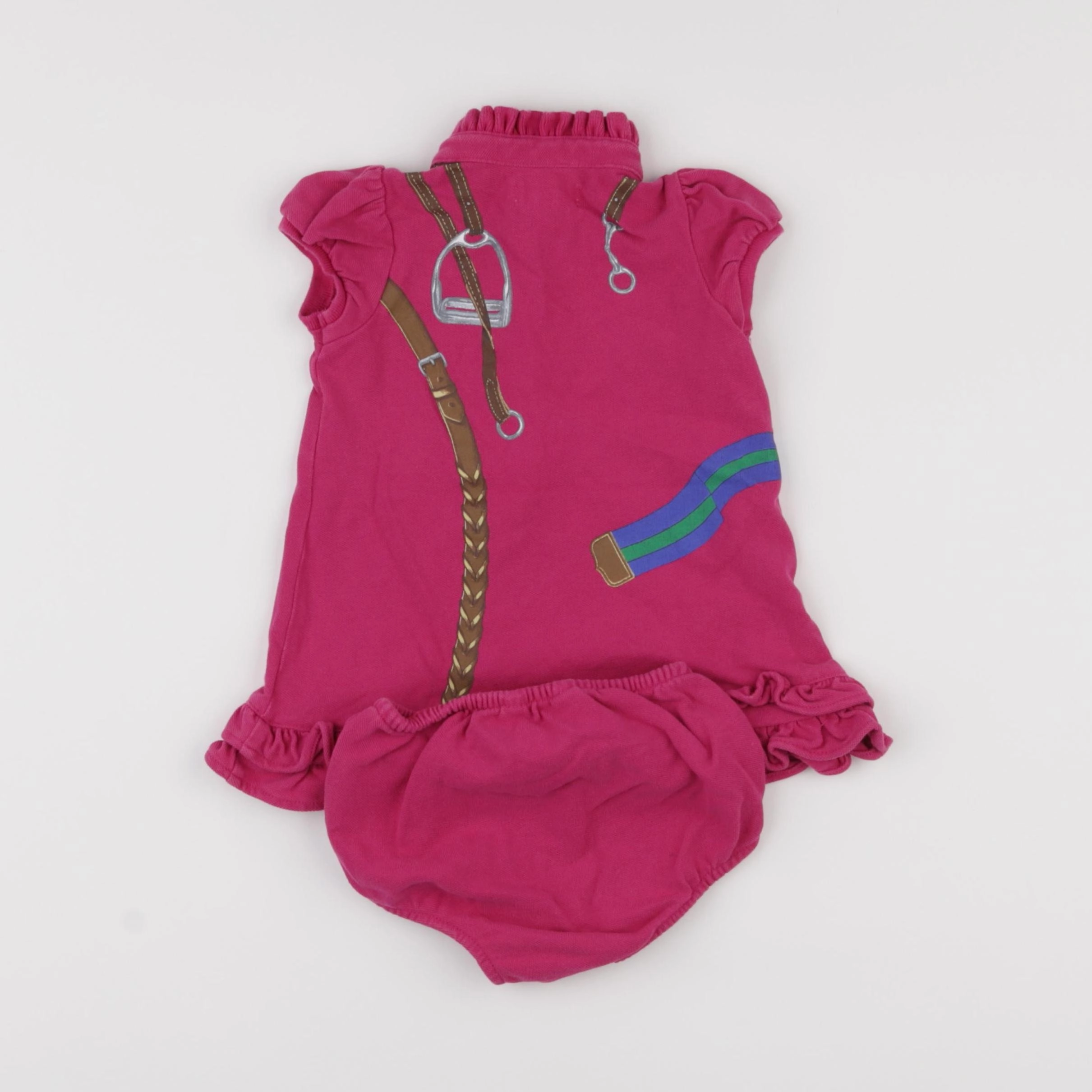 Ralph Lauren - robe rose - 9 mois