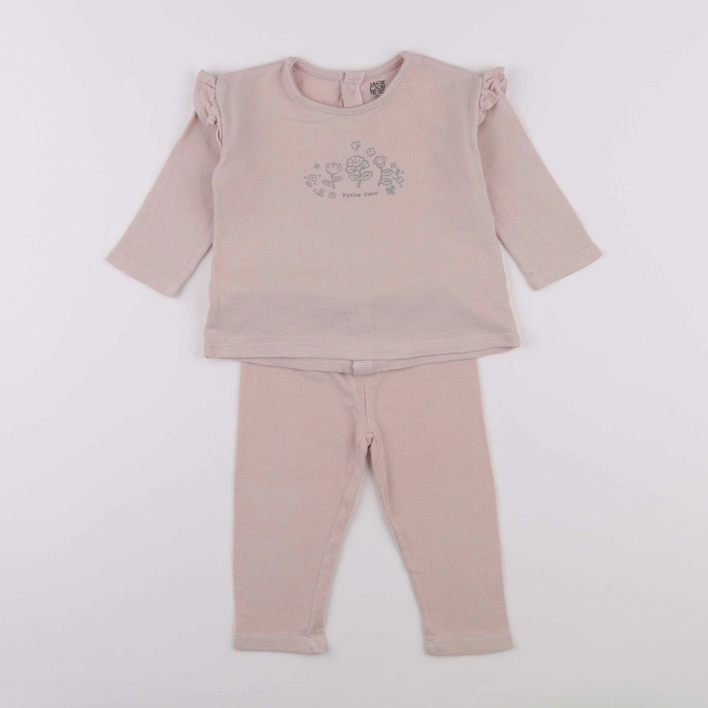 La Redoute - pyjama coton rose - 12 mois