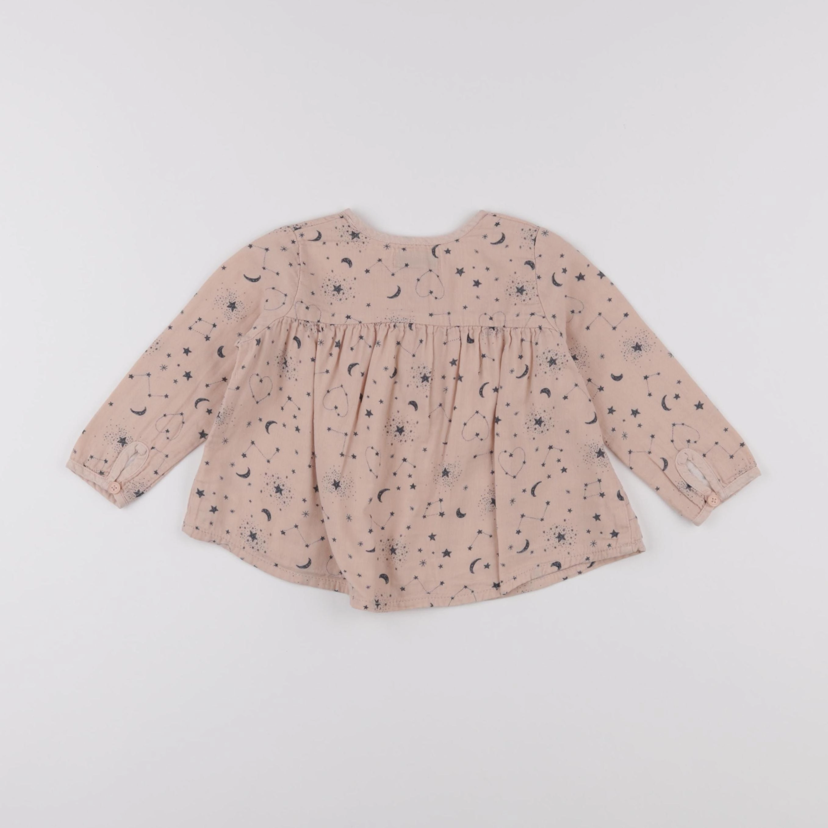 La Redoute - blouse rose - 12 mois