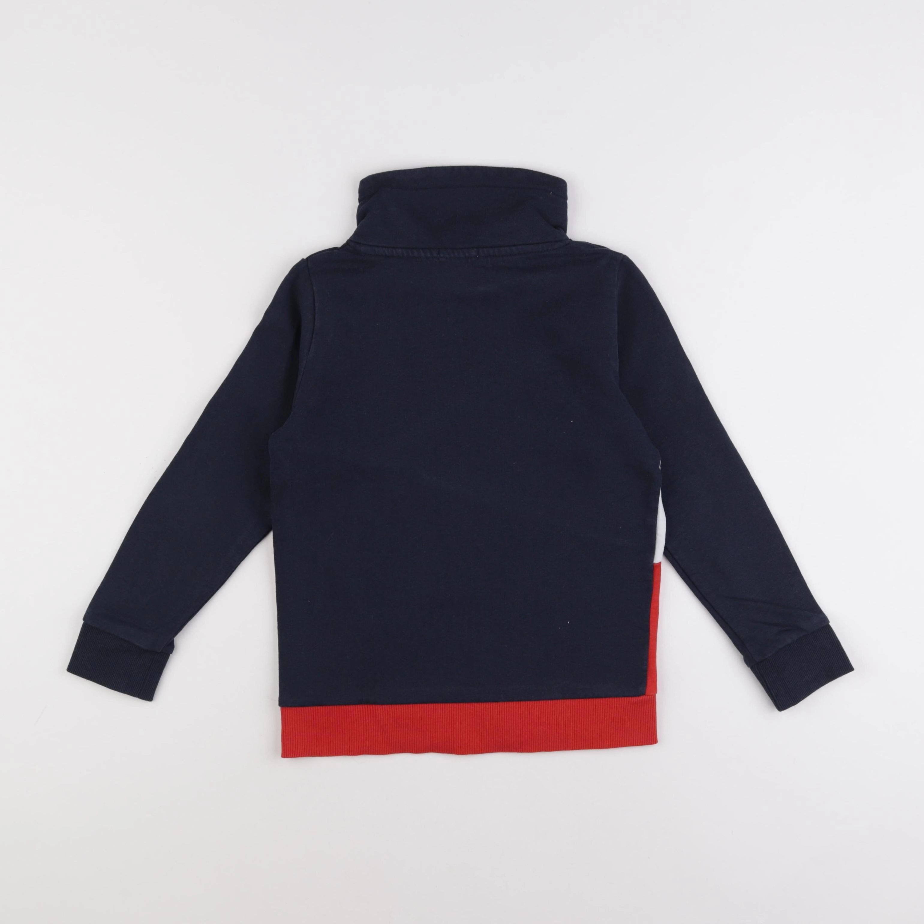 Vertbaudet - sweat bleu - 8 ans