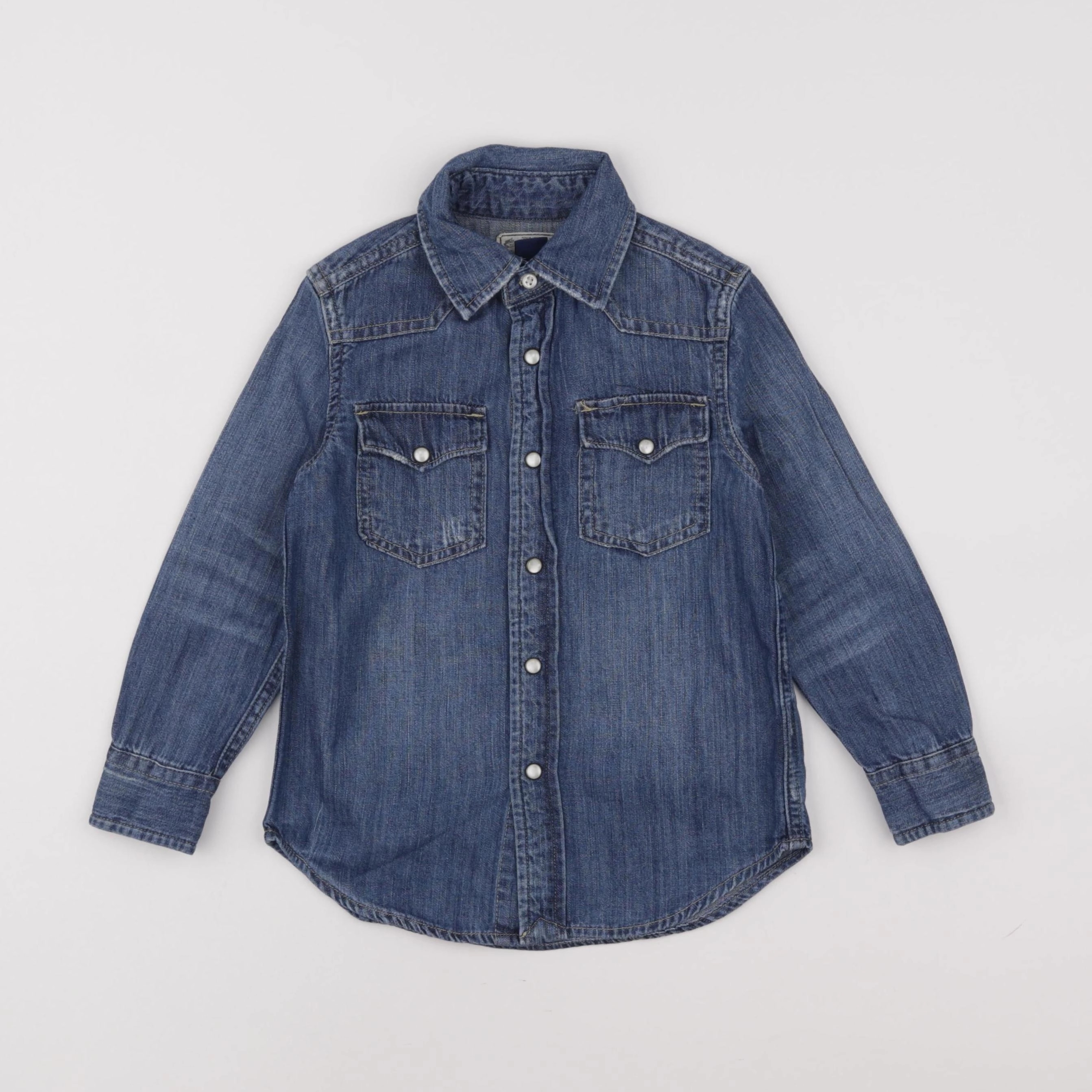 Ralph Lauren - chemise bleu - 4 ans