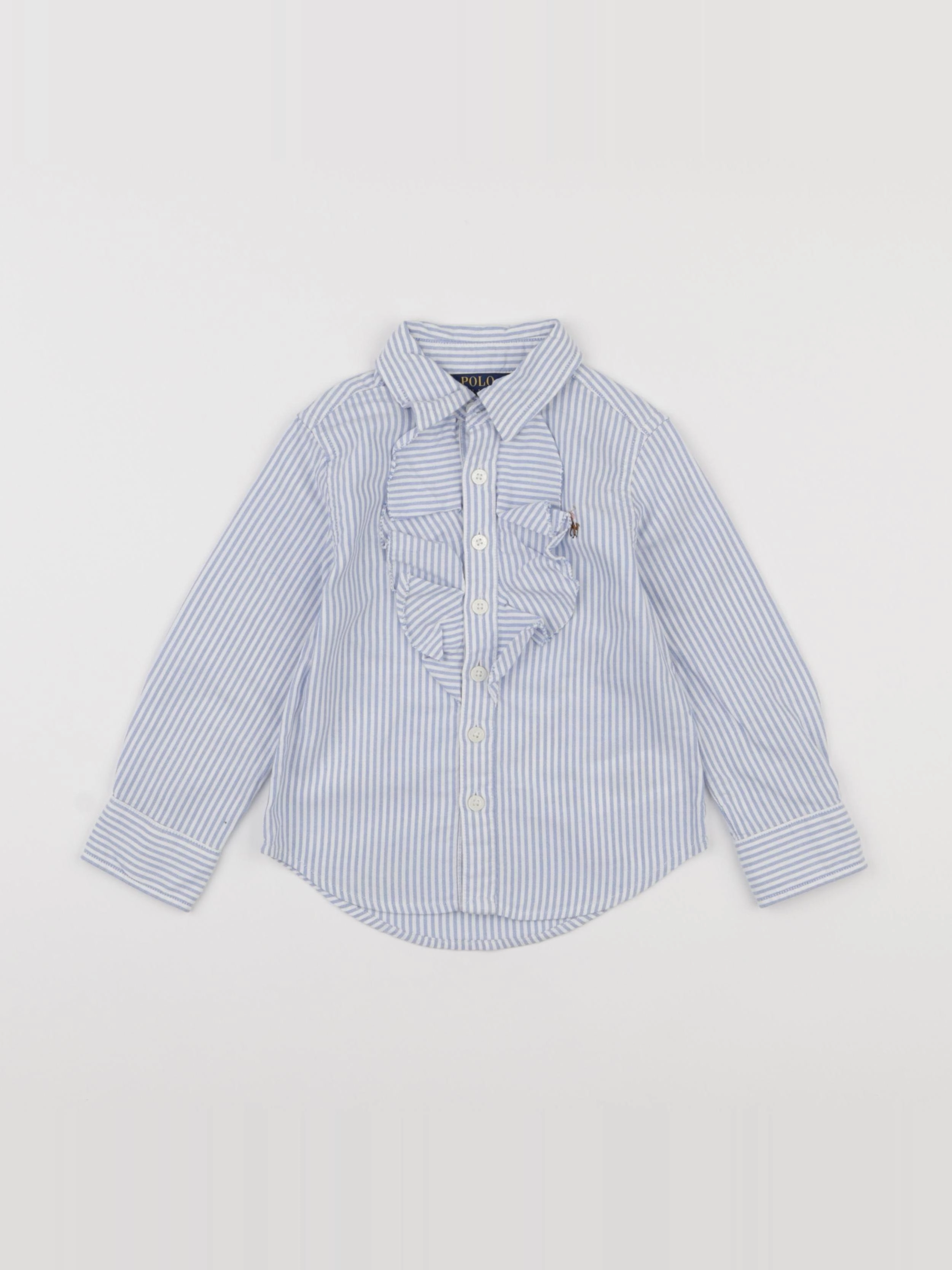 Ralph Lauren - blouse bleu - 2 ans