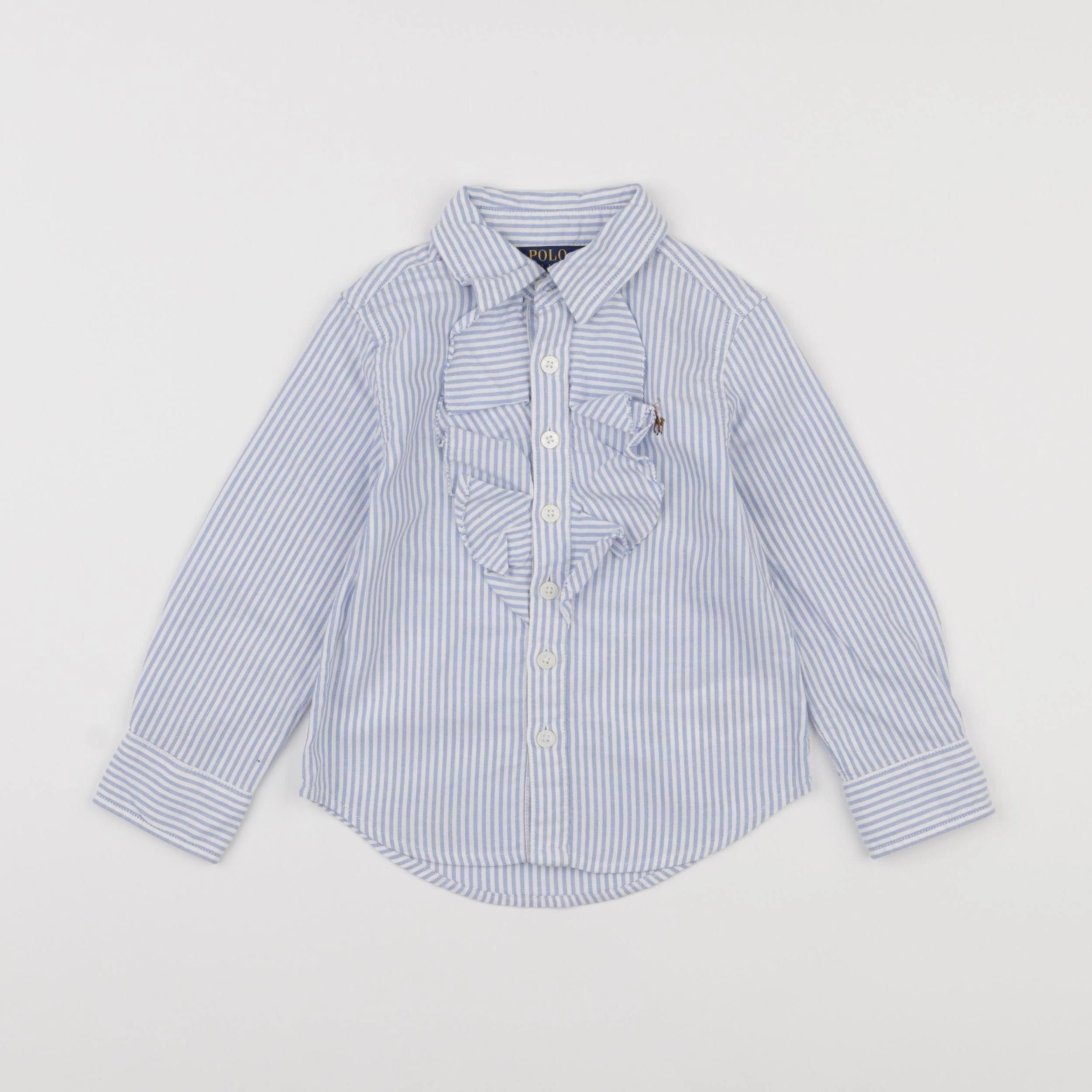 Ralph Lauren - blouse bleu - 2 ans