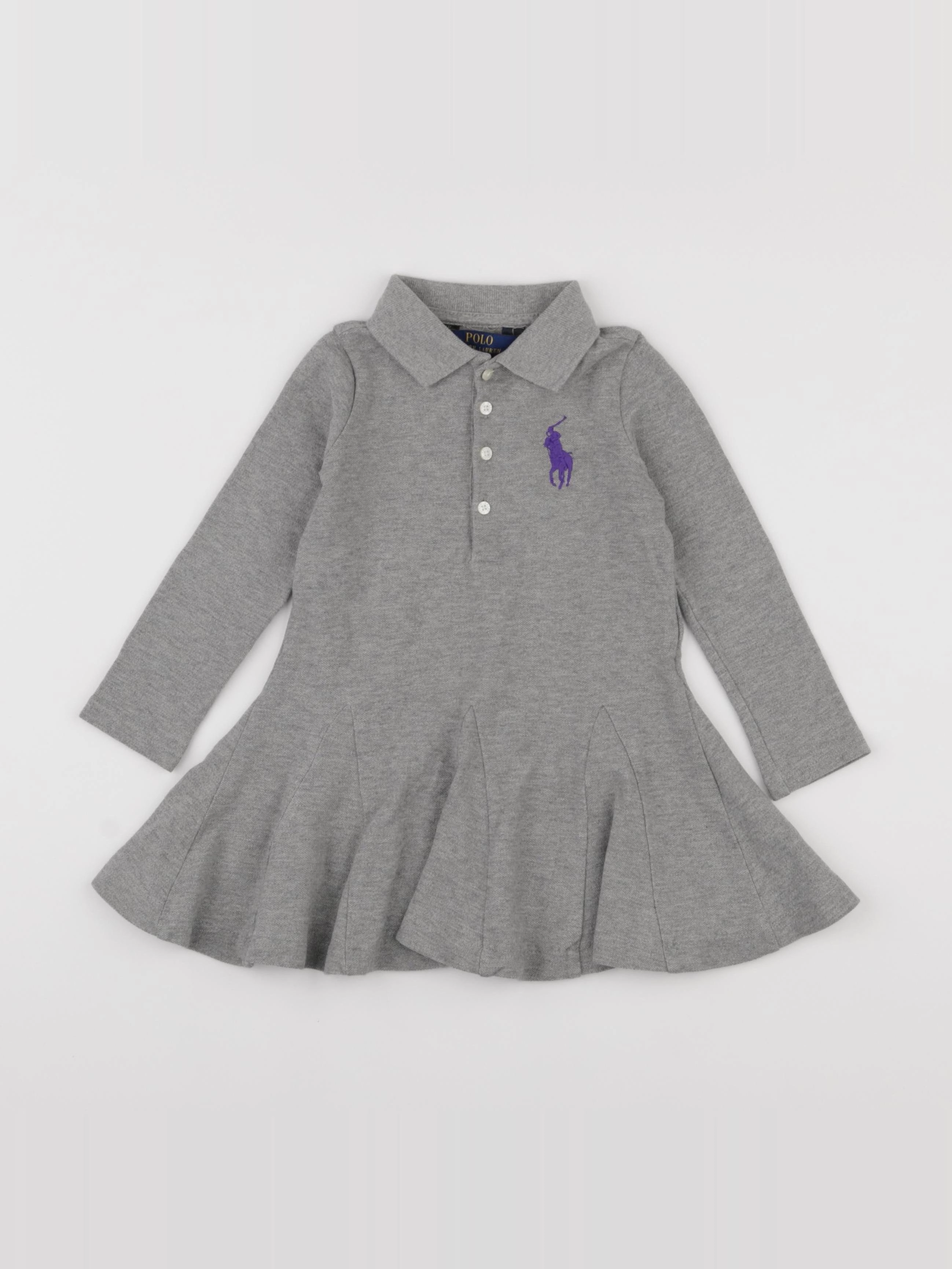 Ralph Lauren - robe gris - 2 ans