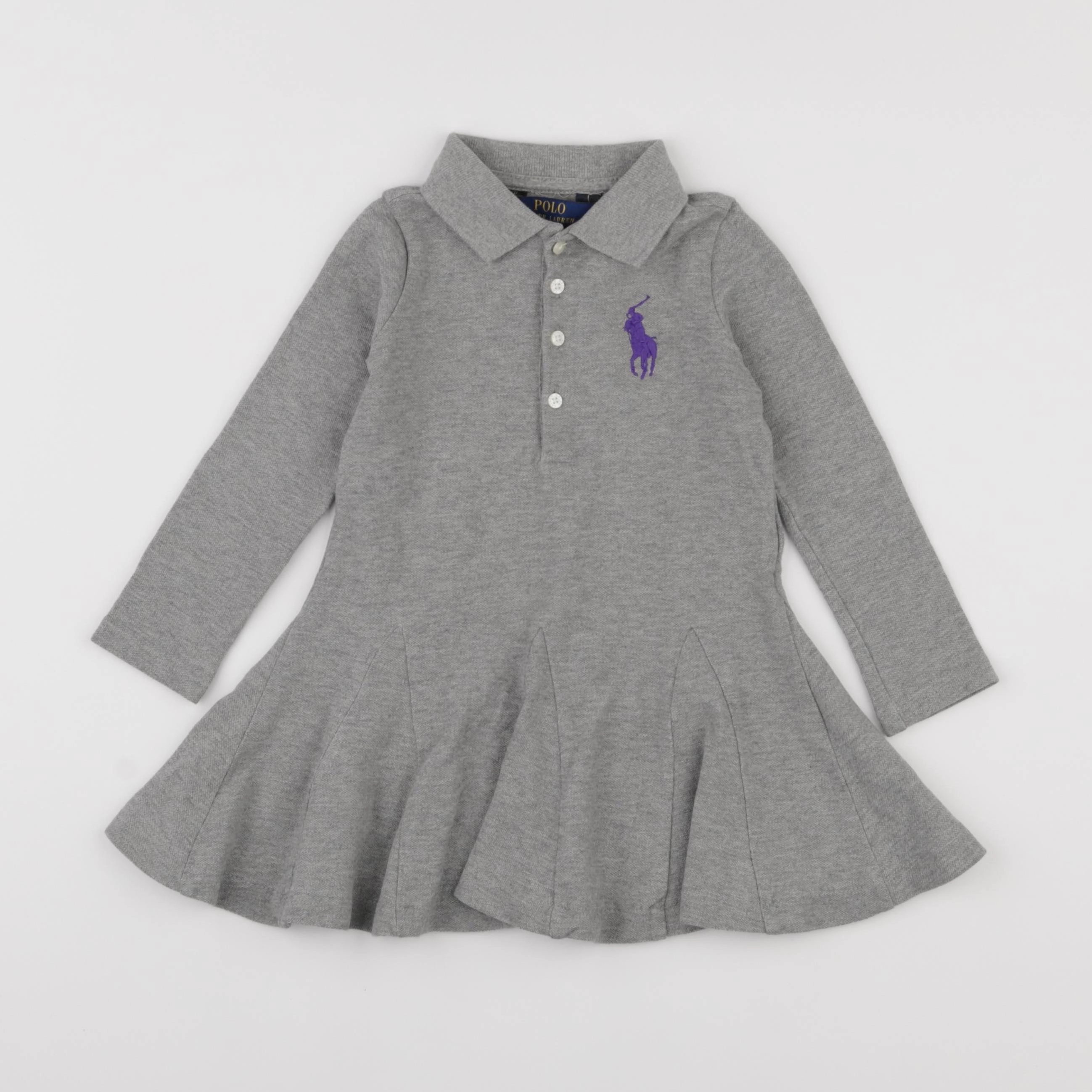 Ralph Lauren - robe gris - 2 ans