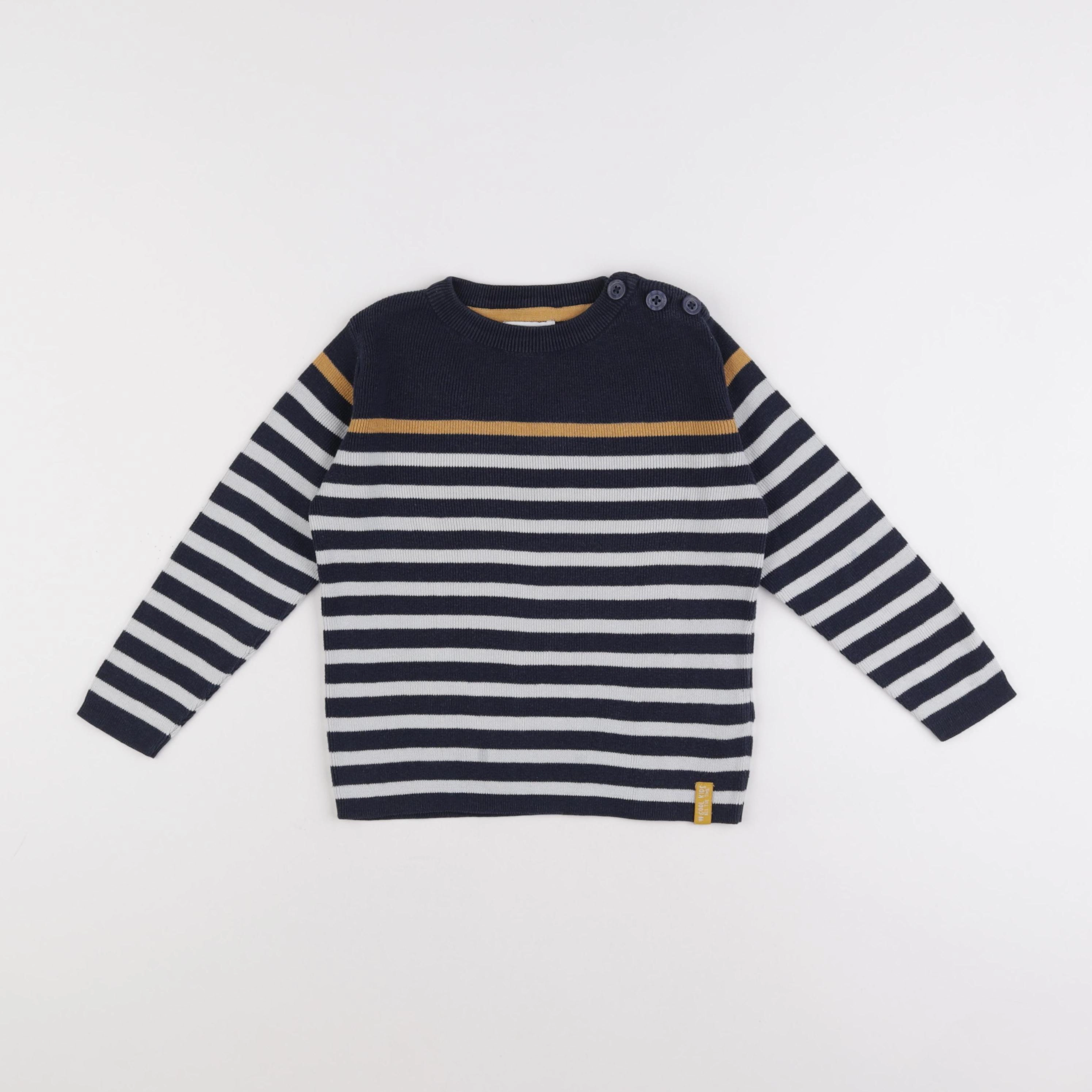 Vertbaudet - pull bleu - 4 ans