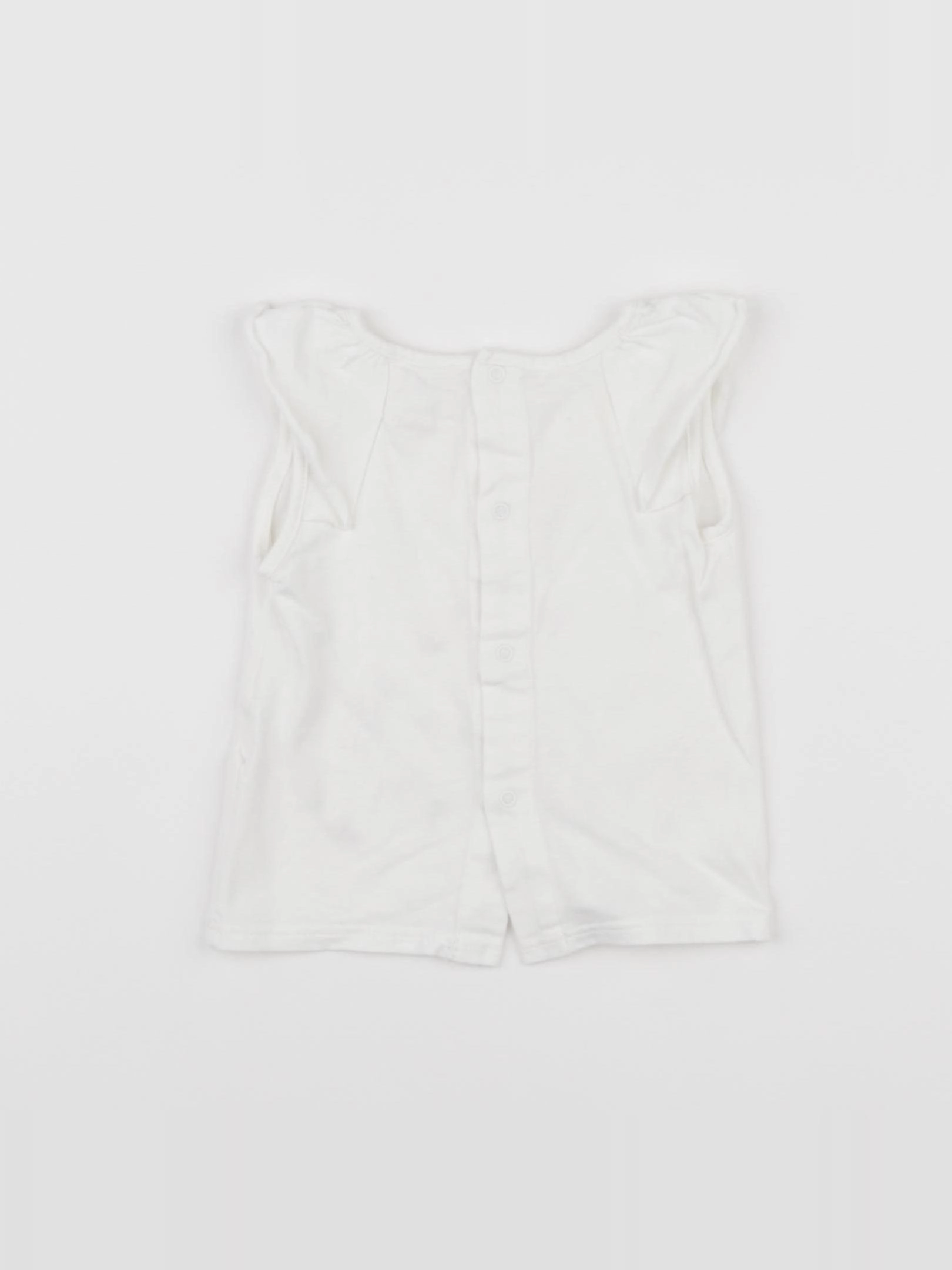 Carrément Beau - tee-shirt blanc - 6 mois