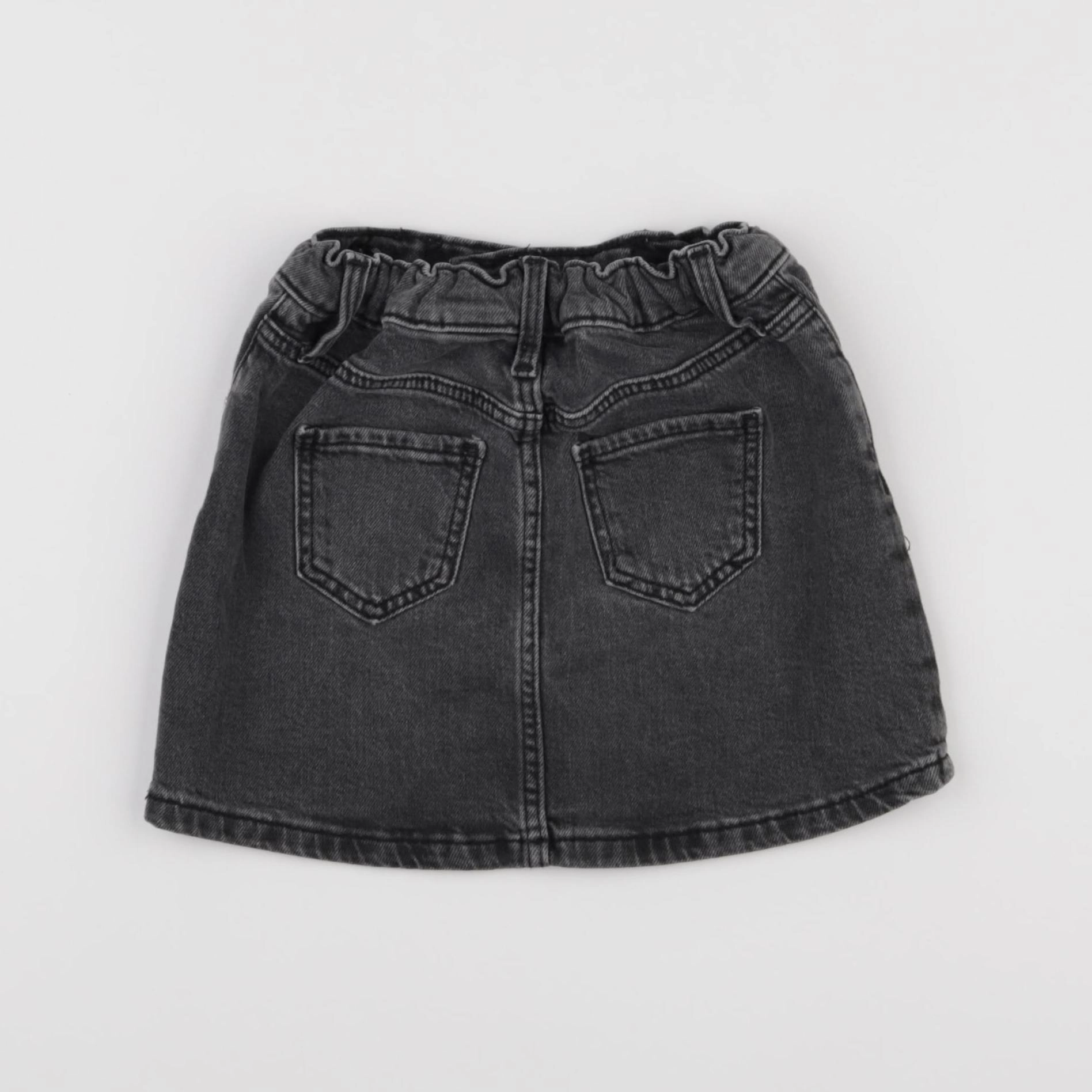 H&M - jupe gris - 3/4 ans