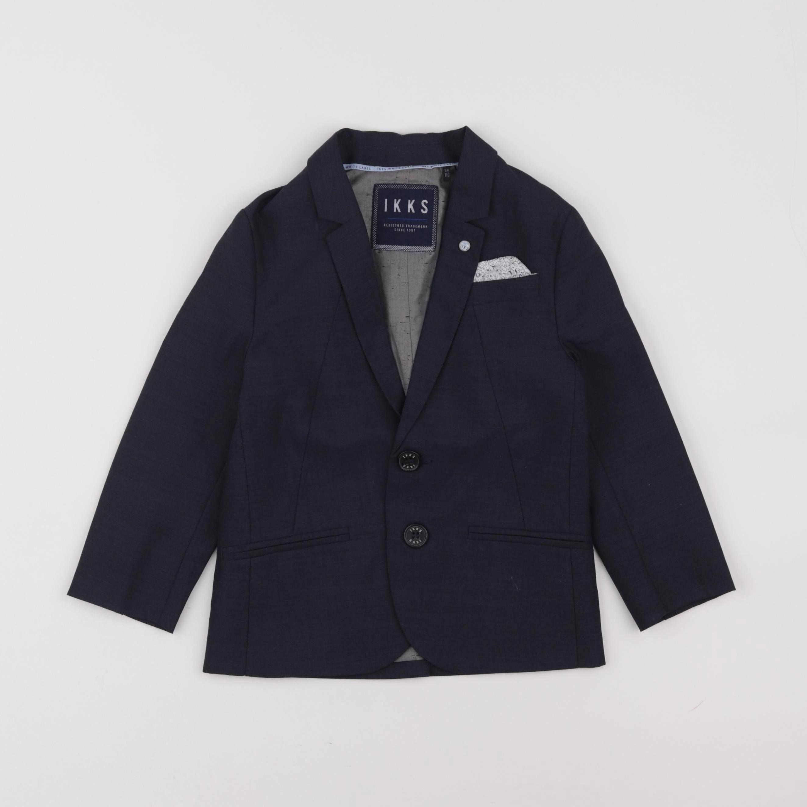 IKKS - veste gris, bleu - 5 ans