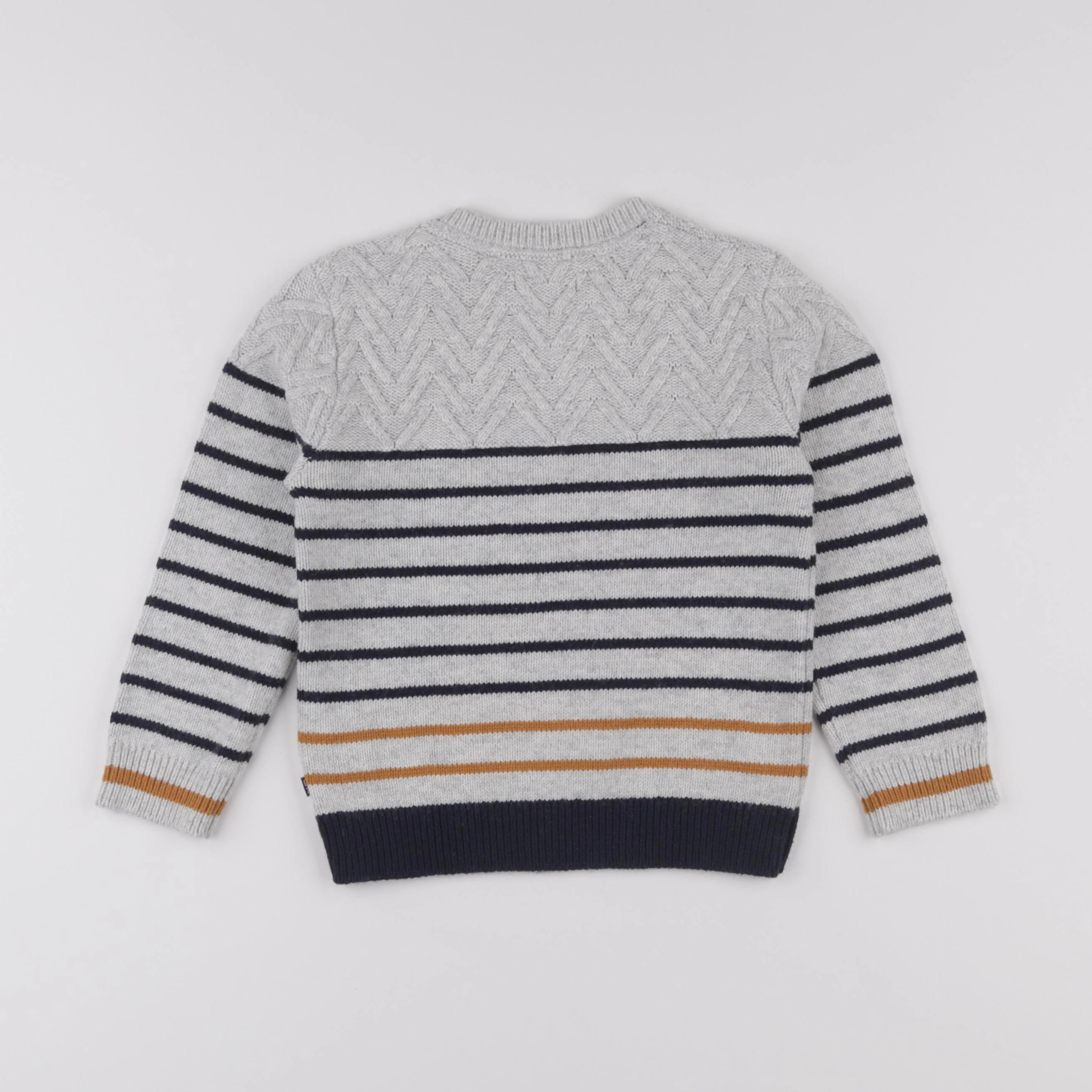 Okaidi - pull gris - 4 ans