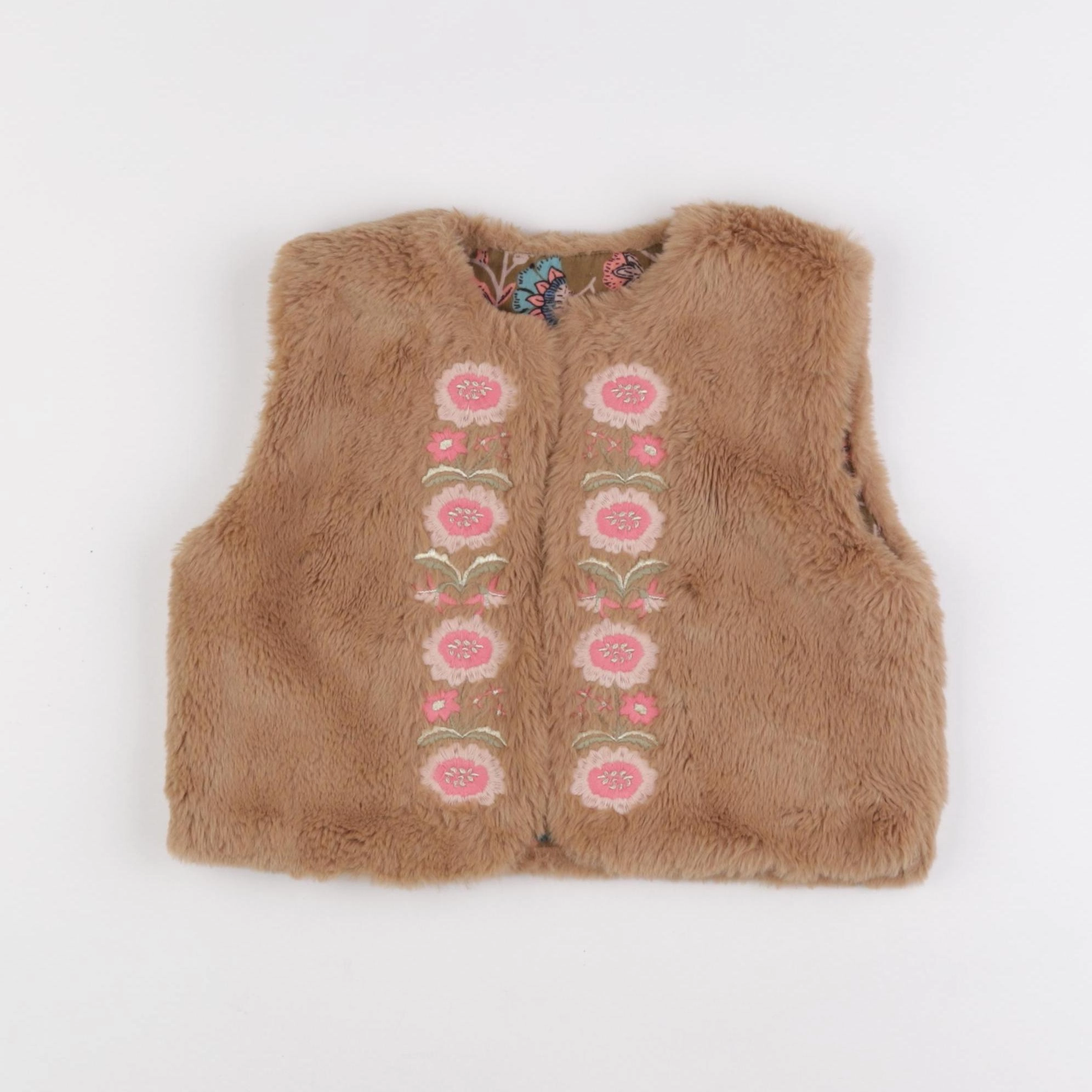 Louise Misha - gilet marron - 6 ans