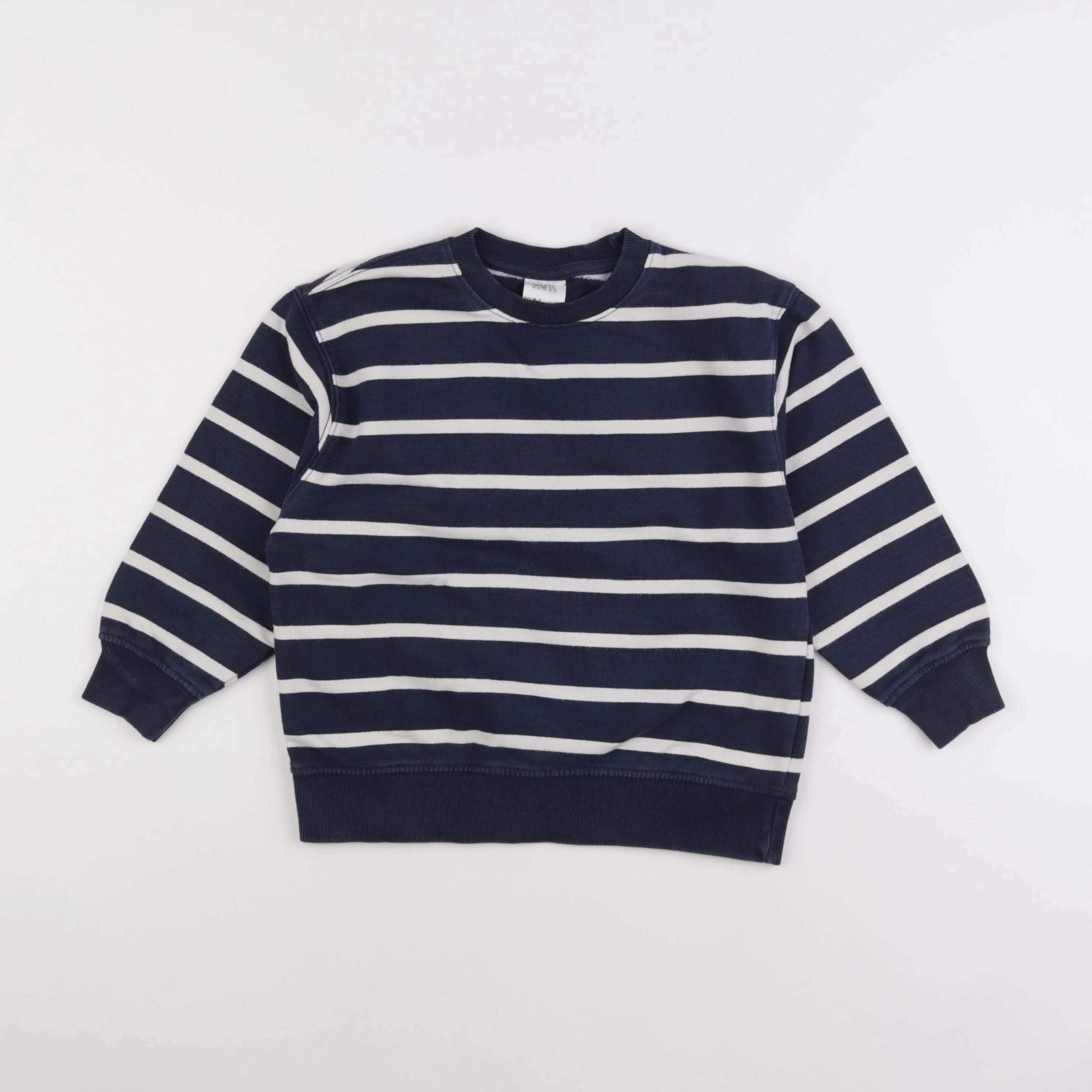Zara - sweat bleu - 6/7 ans