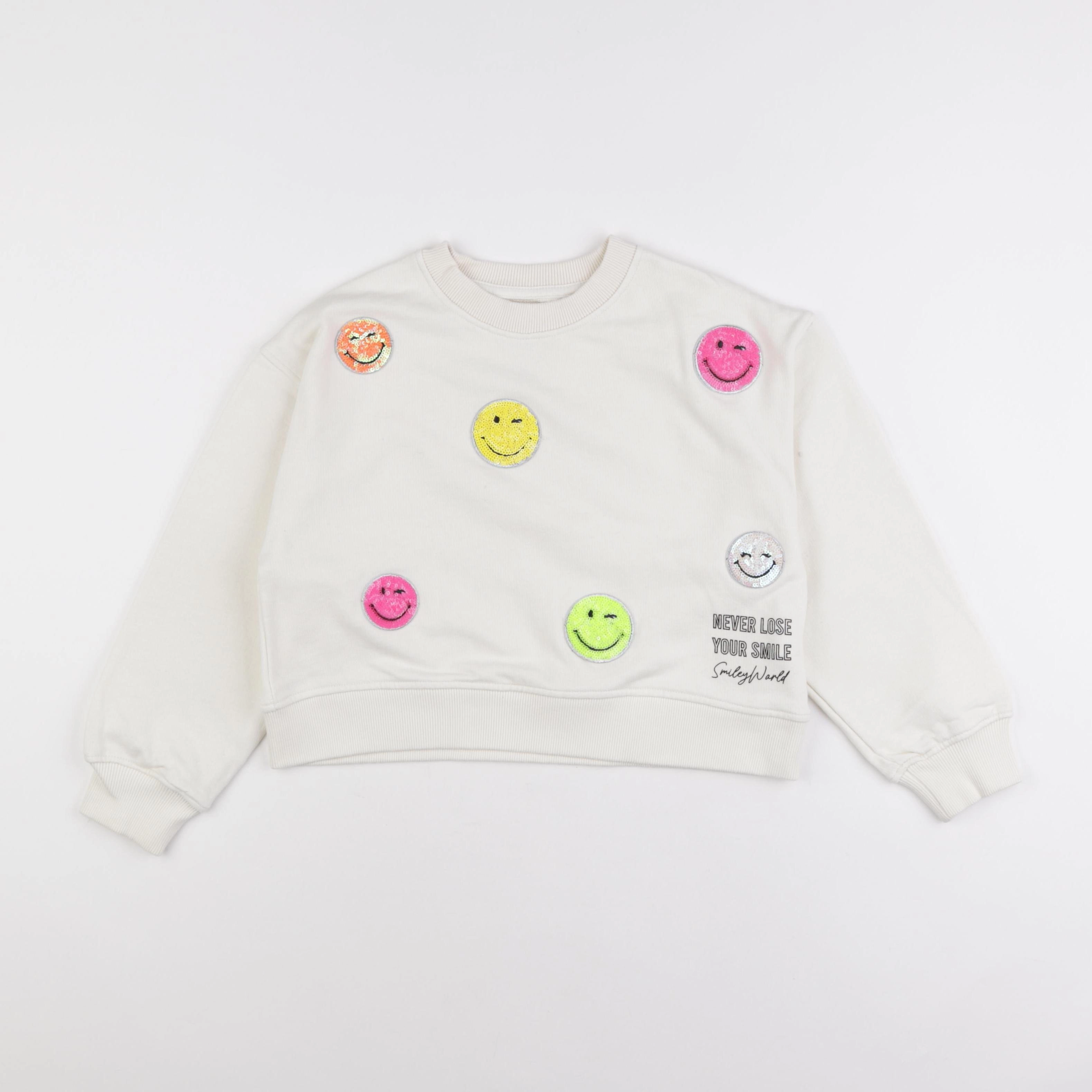 Zara - sweat beige - 8/9 ans