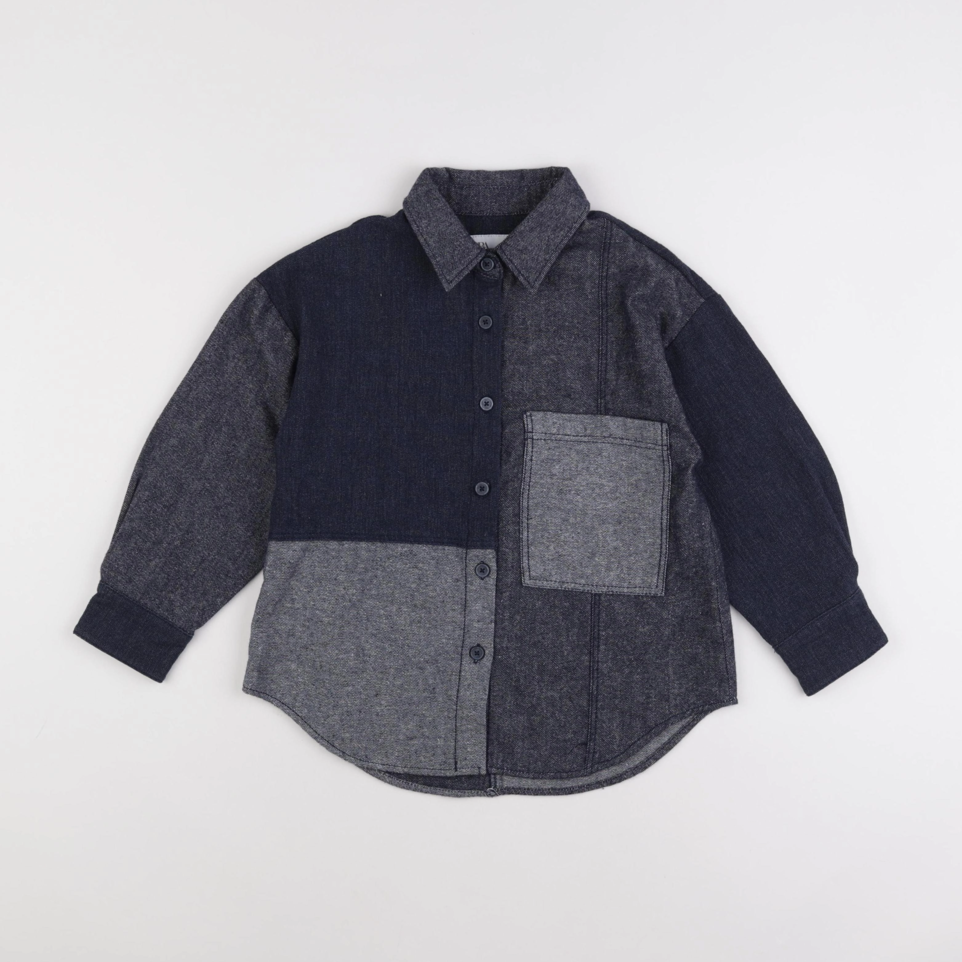 Zara - chemise bleu - 6/7 ans