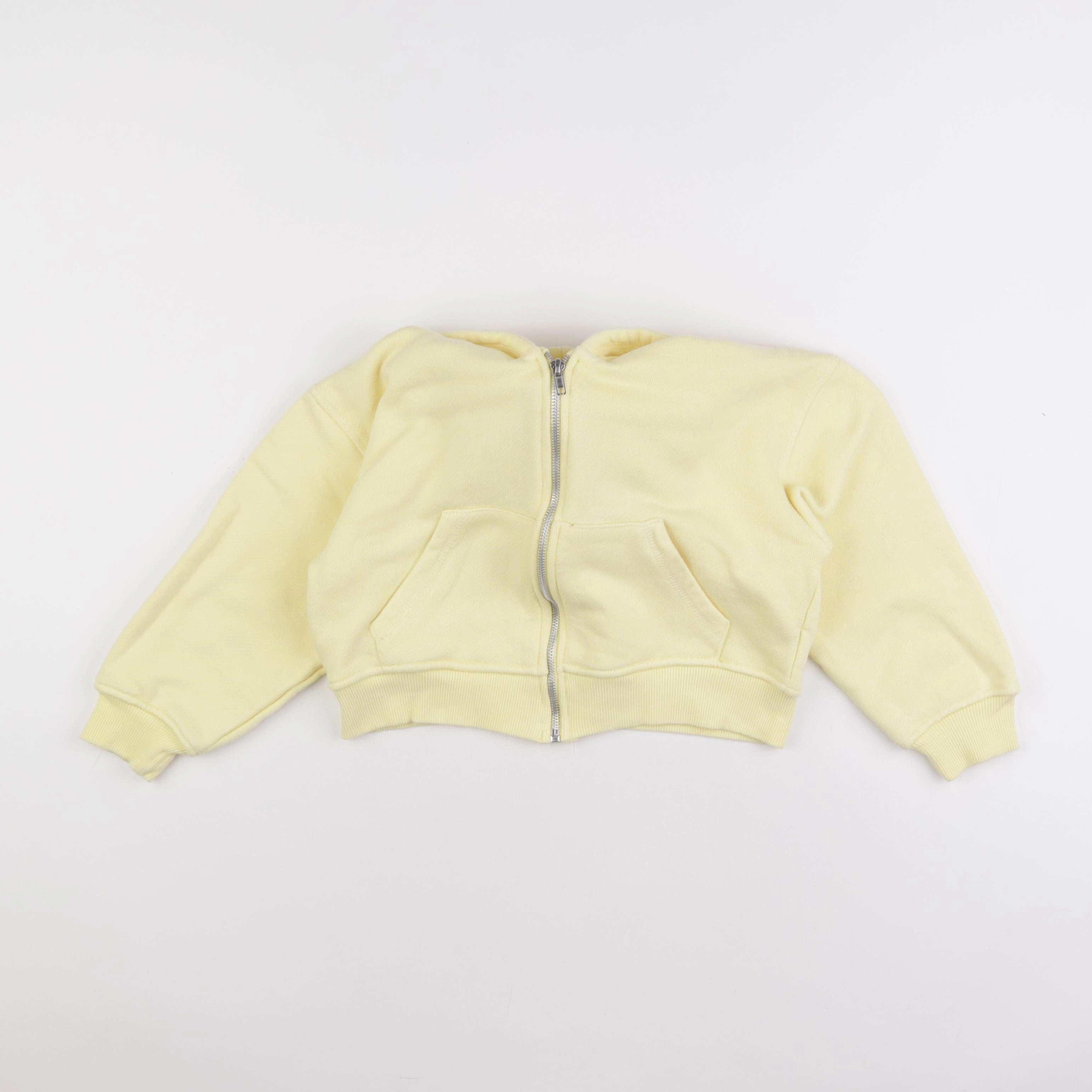 Zara - sweat jaune - 8/9 ans