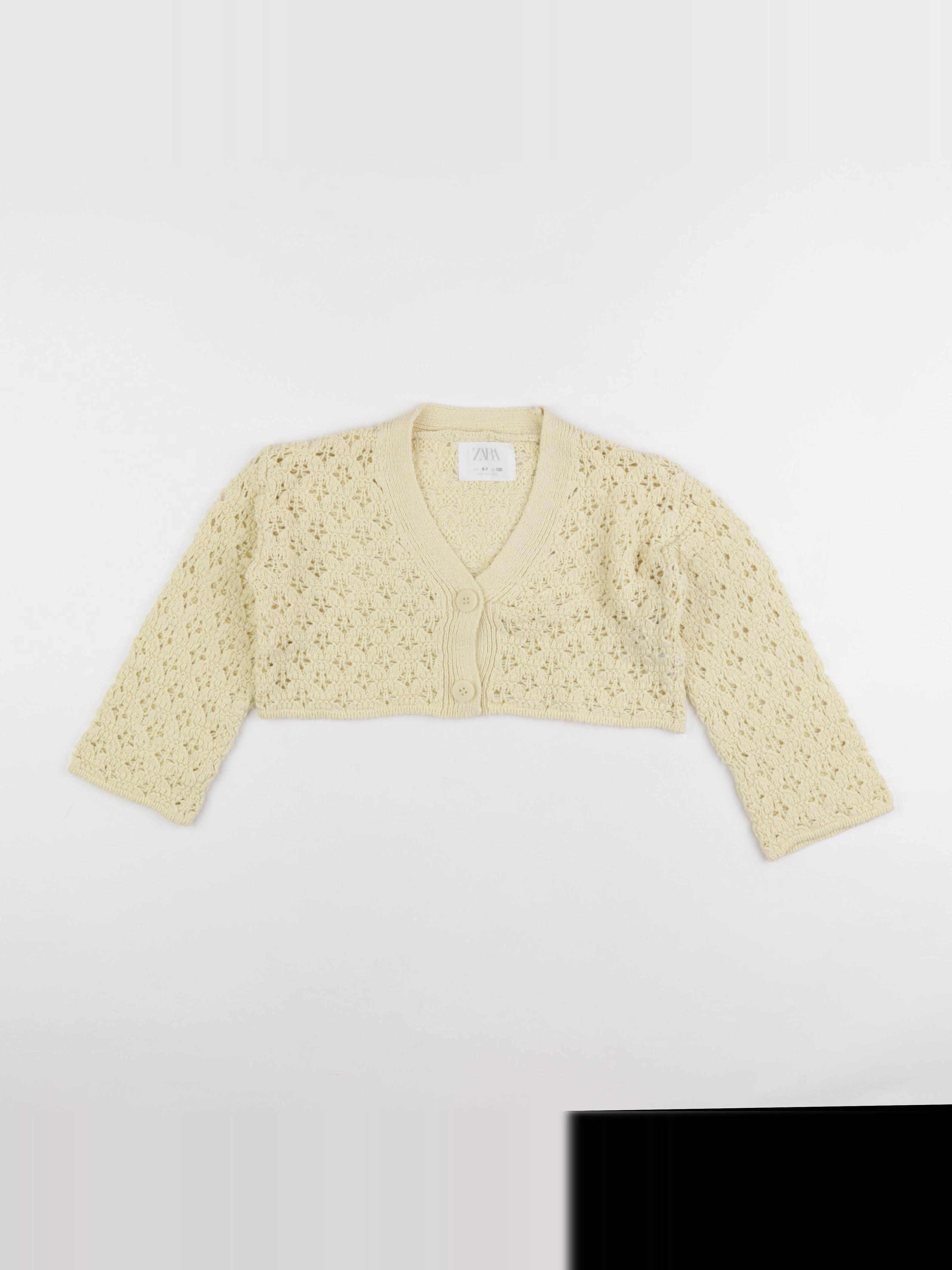 Zara - gilet jaune - 6/7 ans