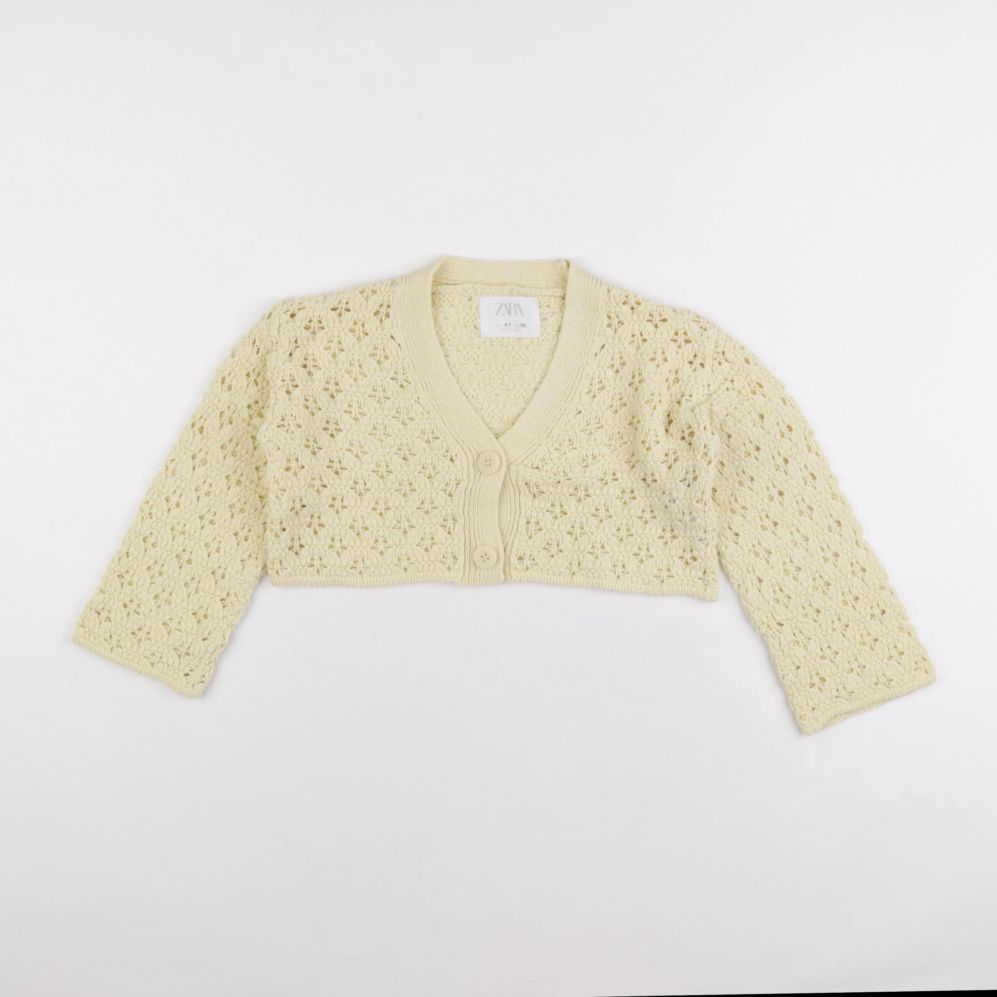 Zara - gilet jaune - 6/7 ans